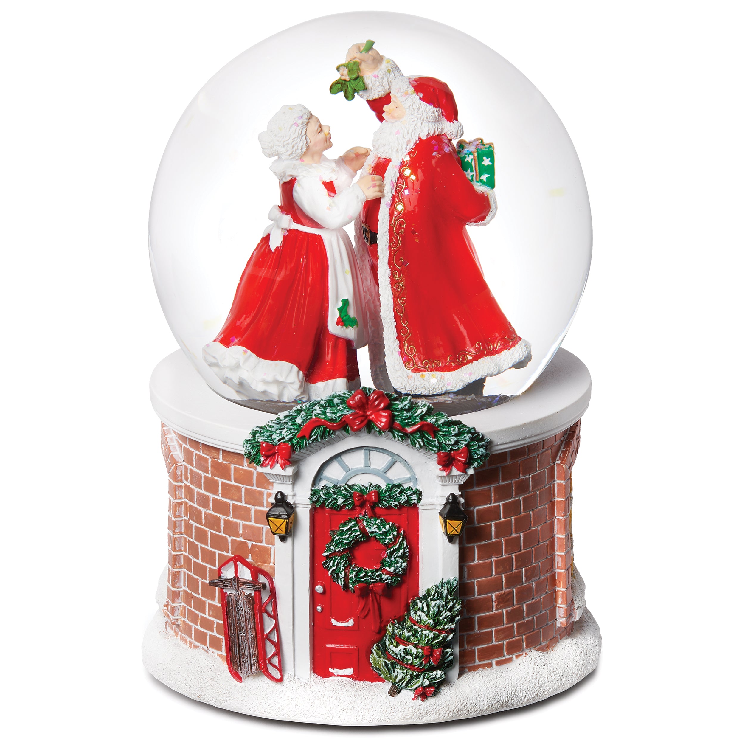 Glitterdome Musical Santa & Mrs. Claus –  "Holly Jolly Christmas" Tune