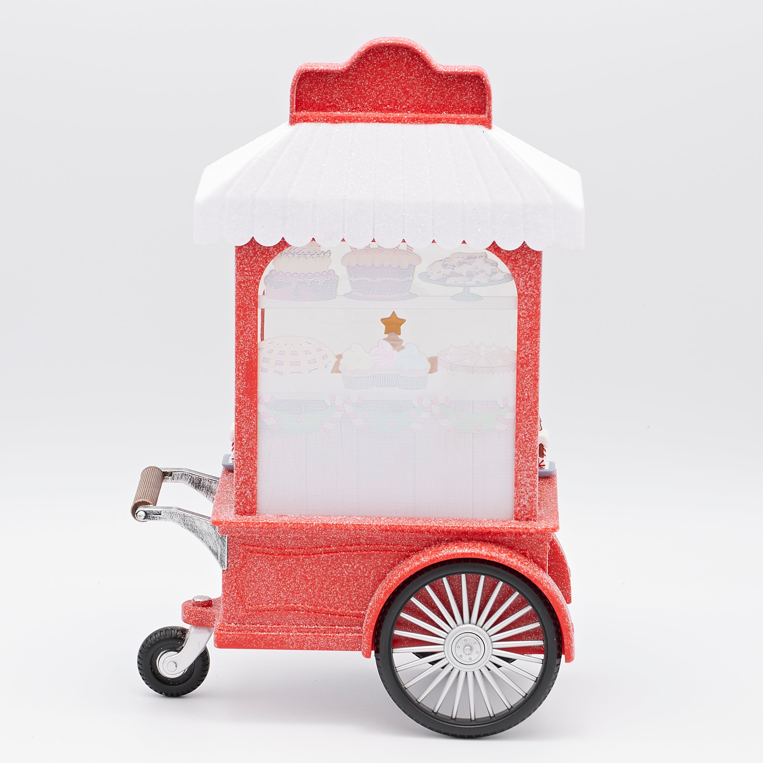 Confetti Lites Lighted Swirl Gingerbread Bakery Shoppe Cart