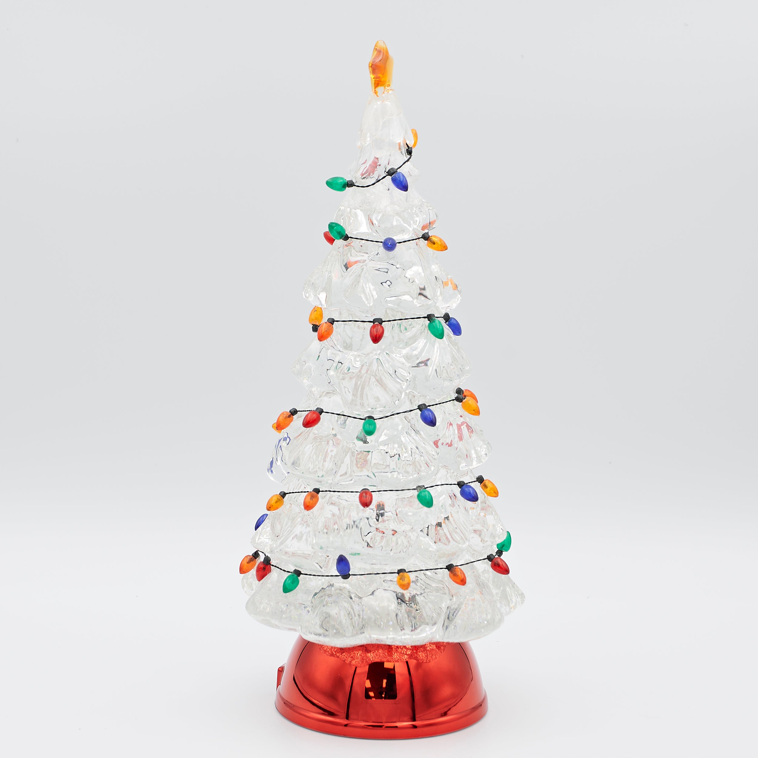 Confetti Lites Lighted Swirl Tree with Multi-Colored Bulbs