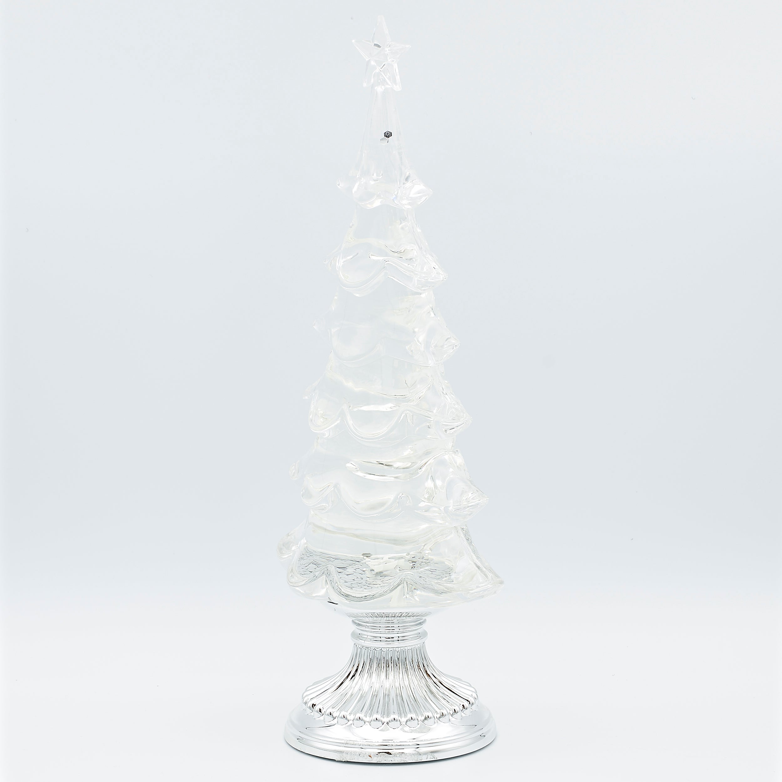 Confetti Lites Lighted Swirl 6 Tier Tree with Large Glitter