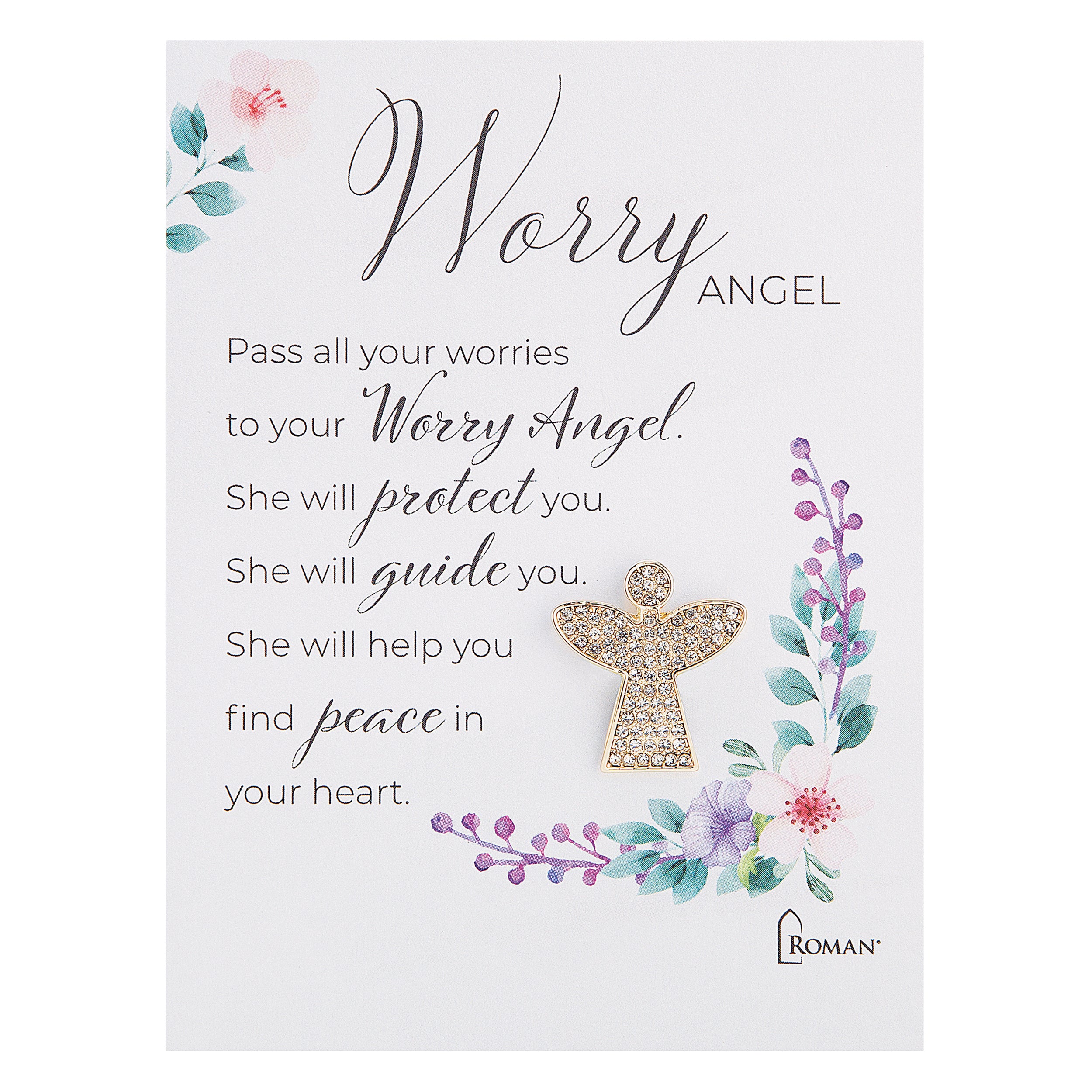 Comforting Worry Angel Pin