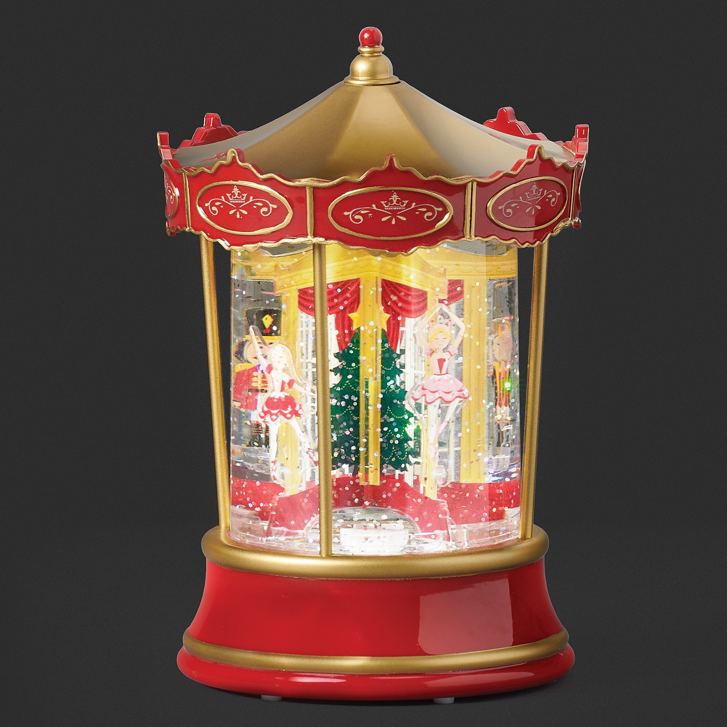 Confetti Lites Lighted Swirl Carousel Nutcracker Ballet