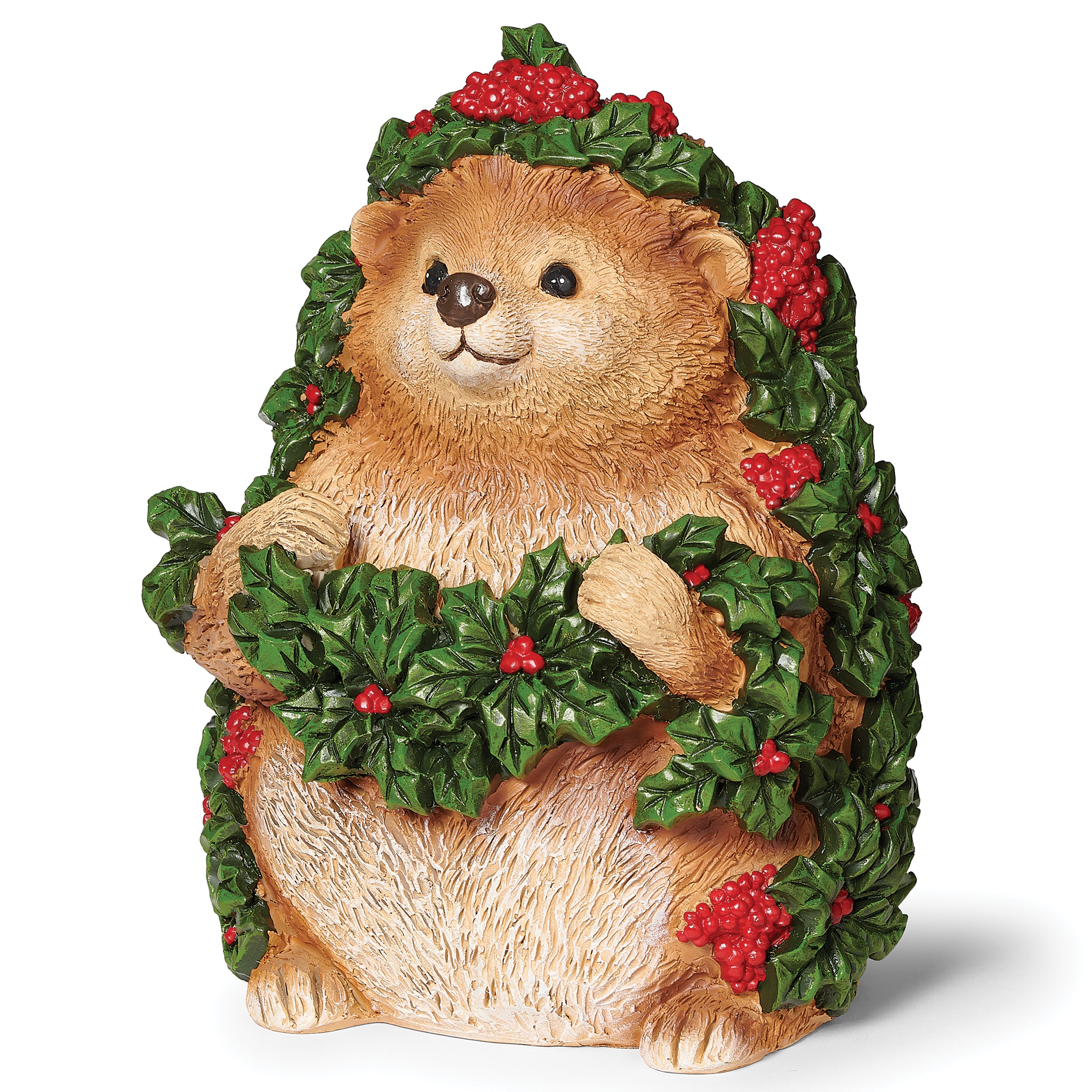 Hedgehog Wood Carved Figure – Timber Tails