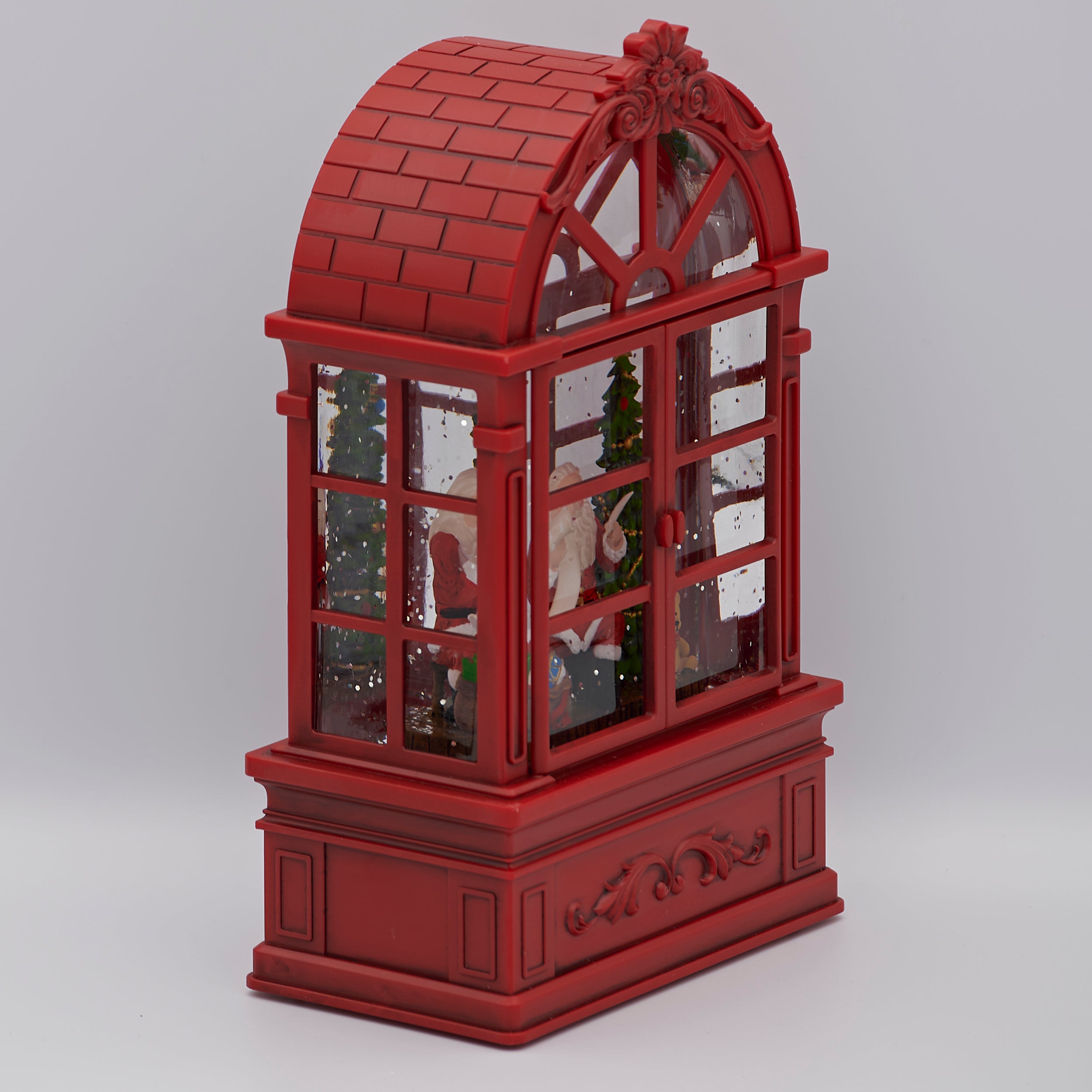 Confetti Lites Lighted Swirl Santa's Checking His List