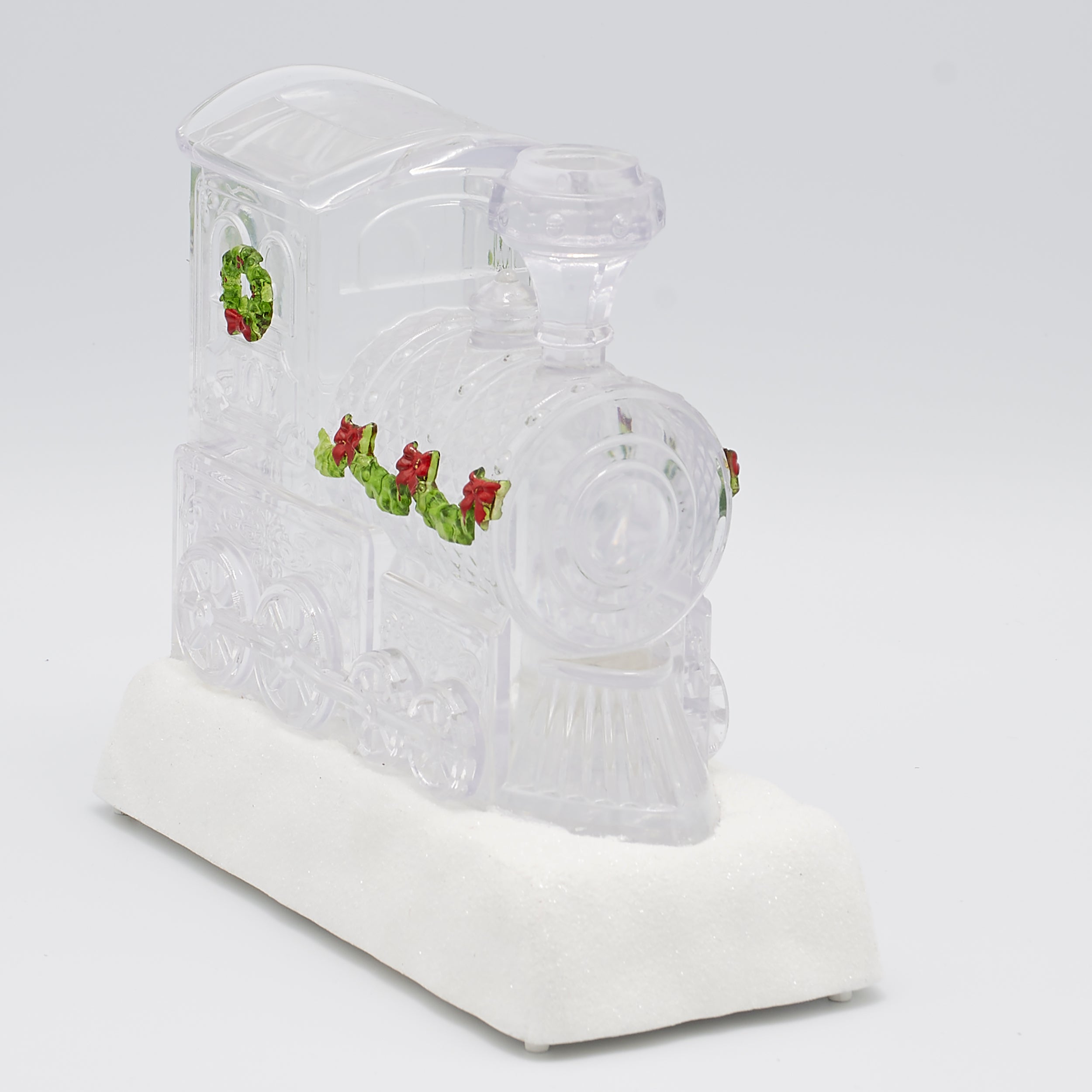 Confetti Lites Lighted Swirl Small Clear Christmas Train Engine