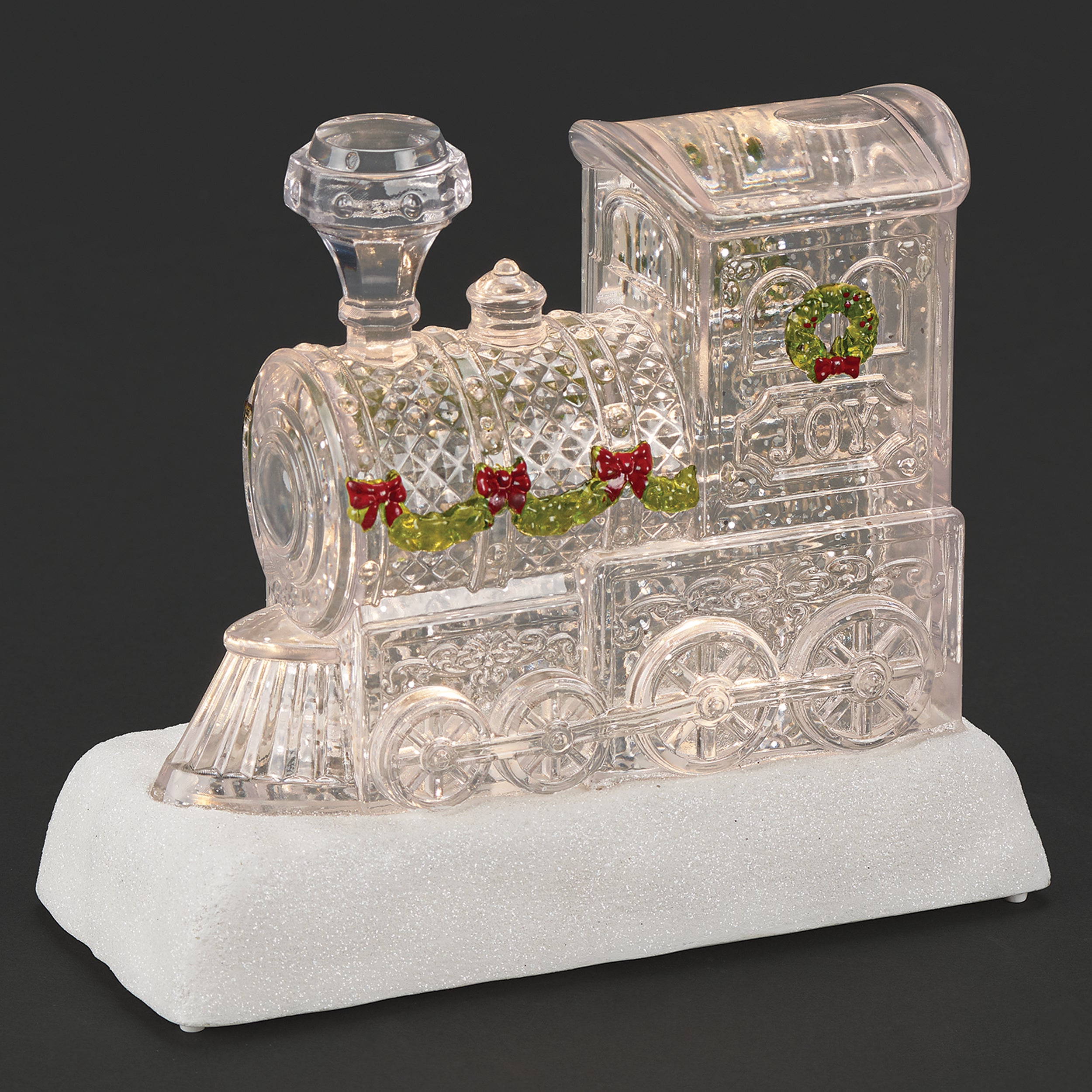 Confetti Lites Lighted Swirl Small Clear Christmas Train Engine