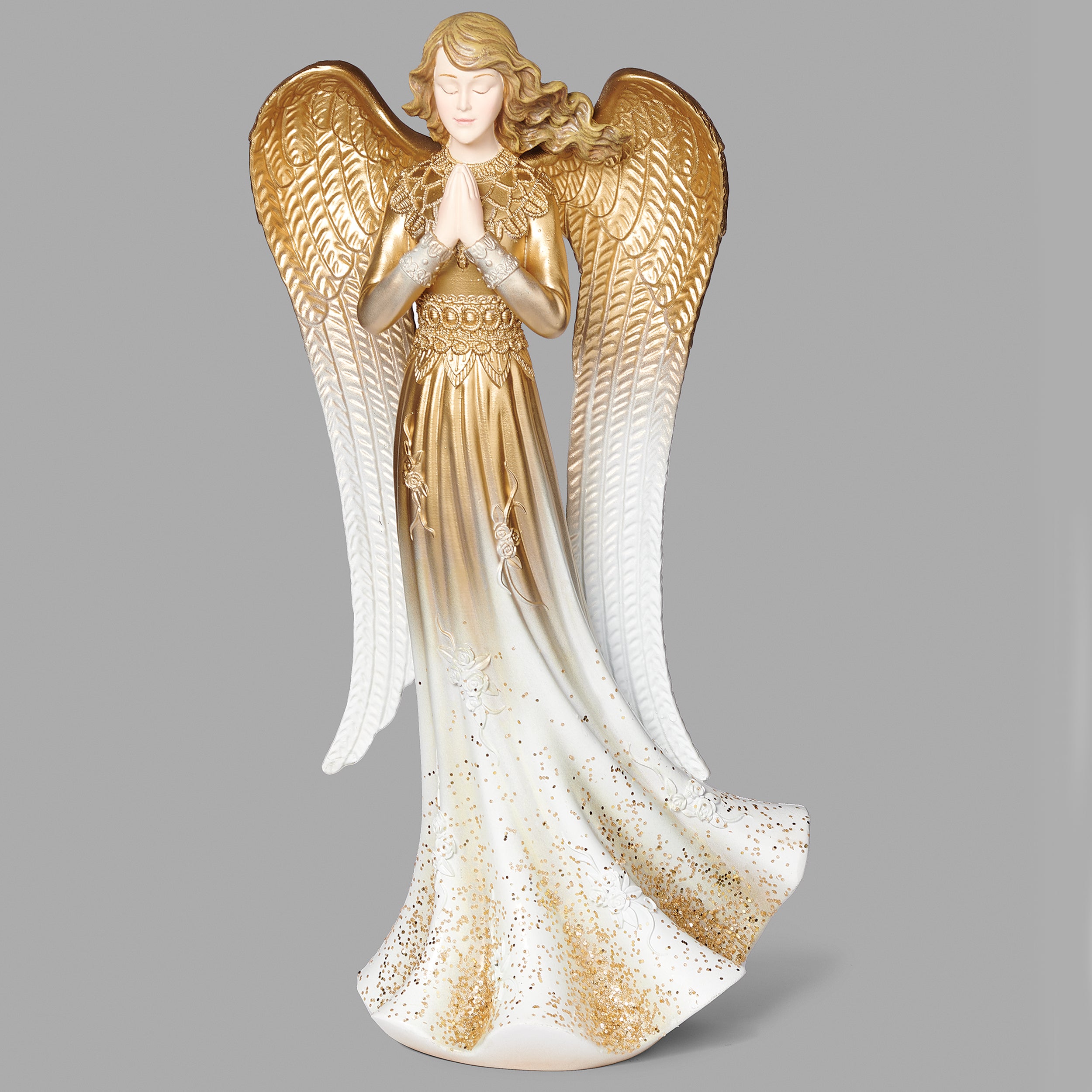 Gold Sparkle Angel Figure