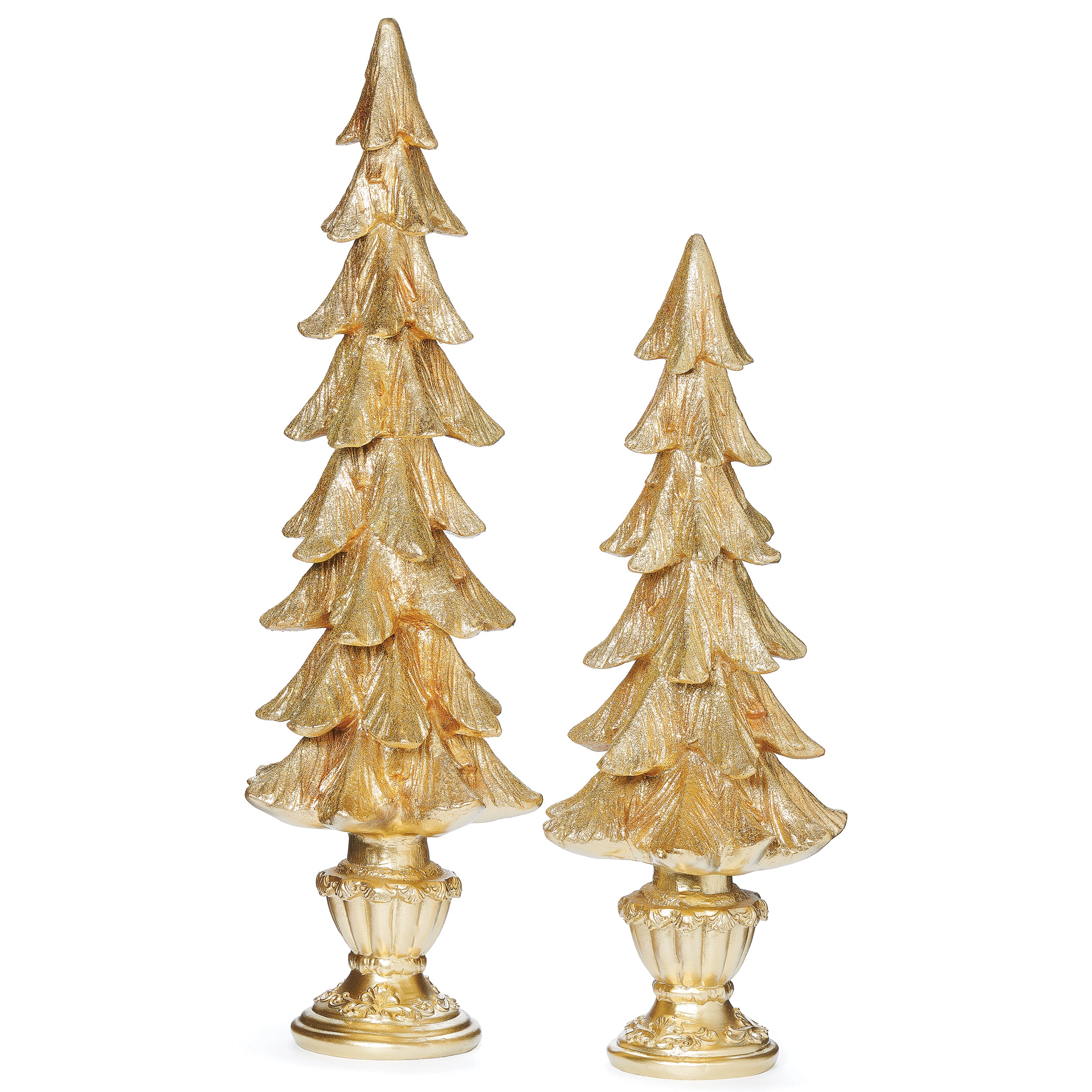 Gold Glitter Tree Set