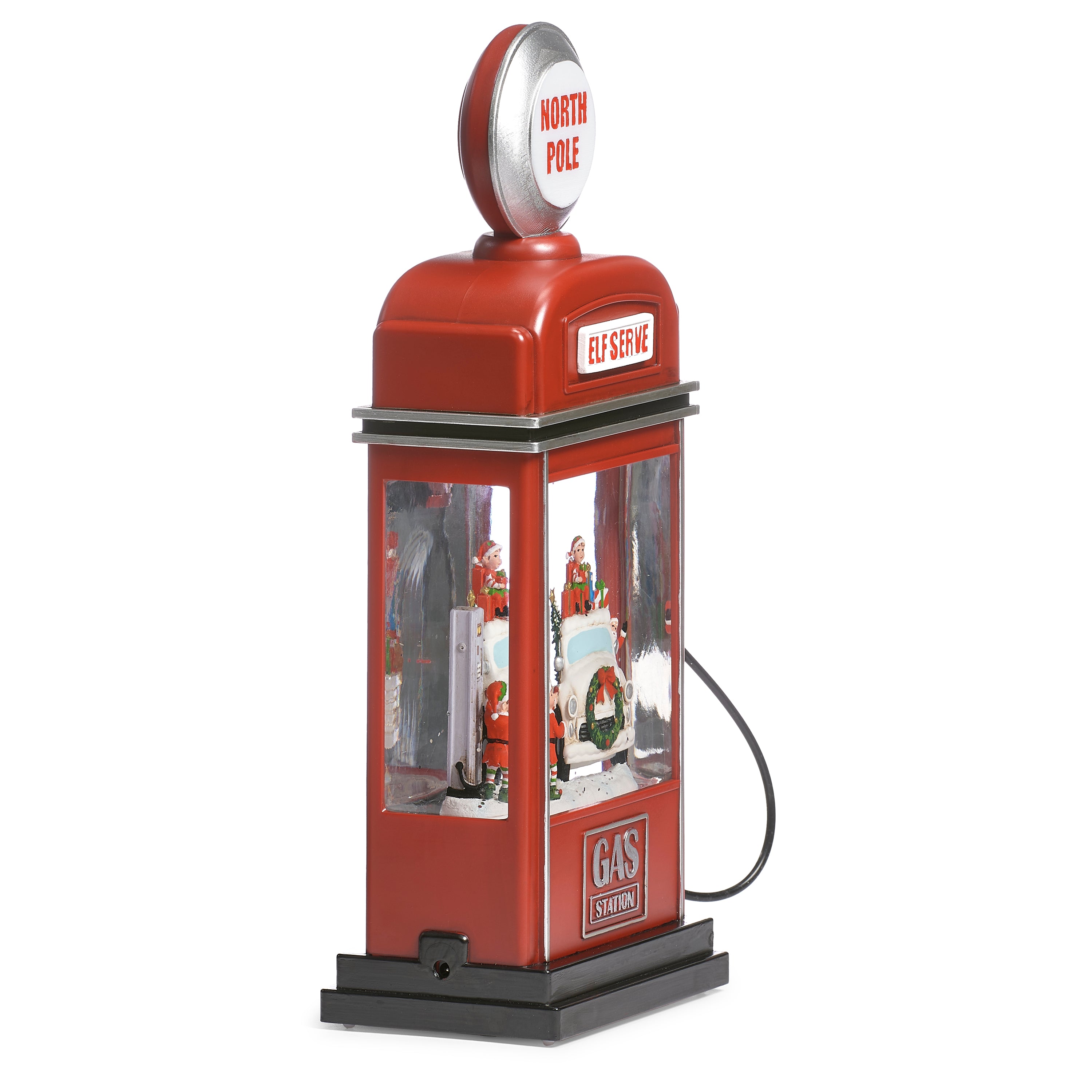 Confetti Lites Lighted Swirl North Pole Gas Pump