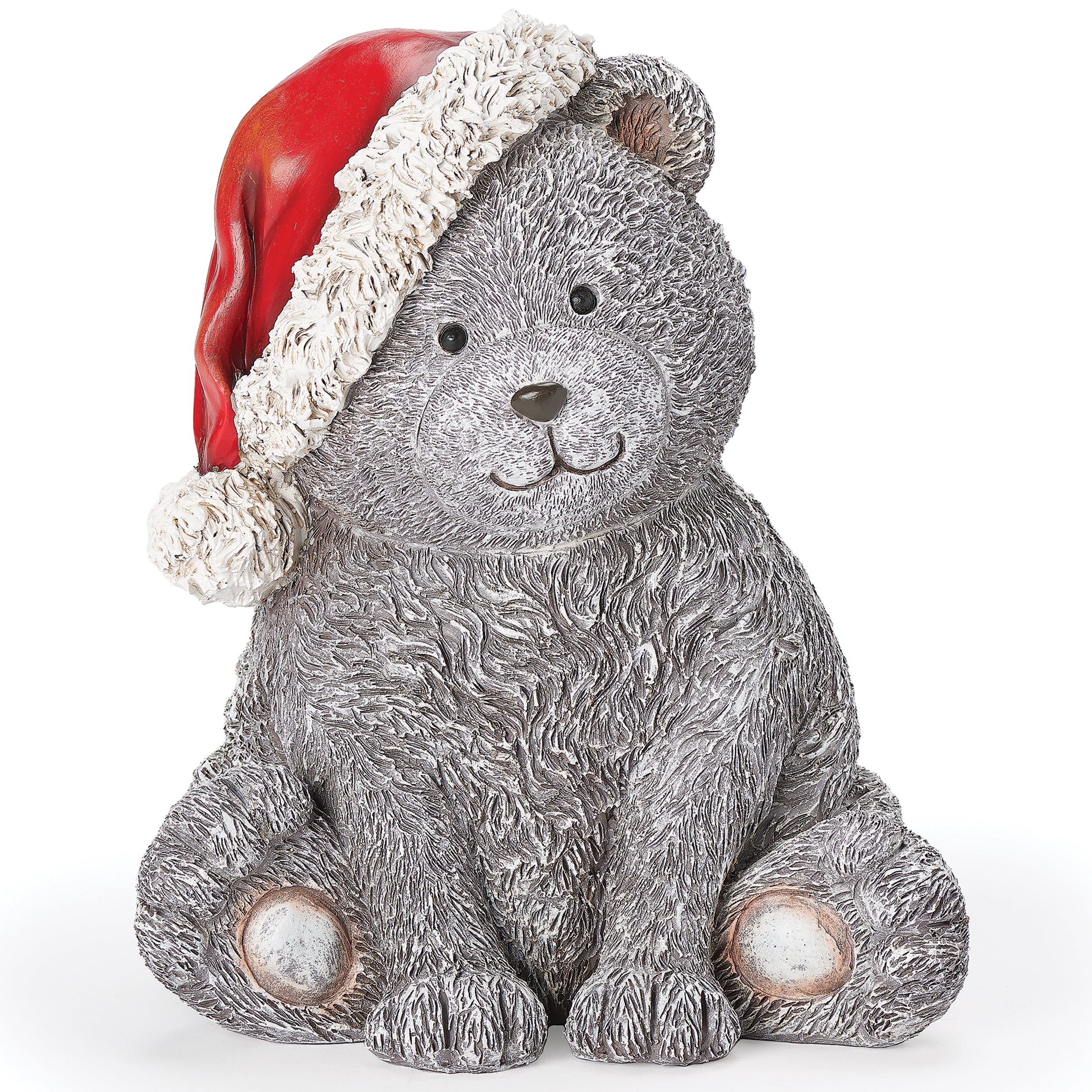 Pudgy Pals Christmas Bear  Garden Statue