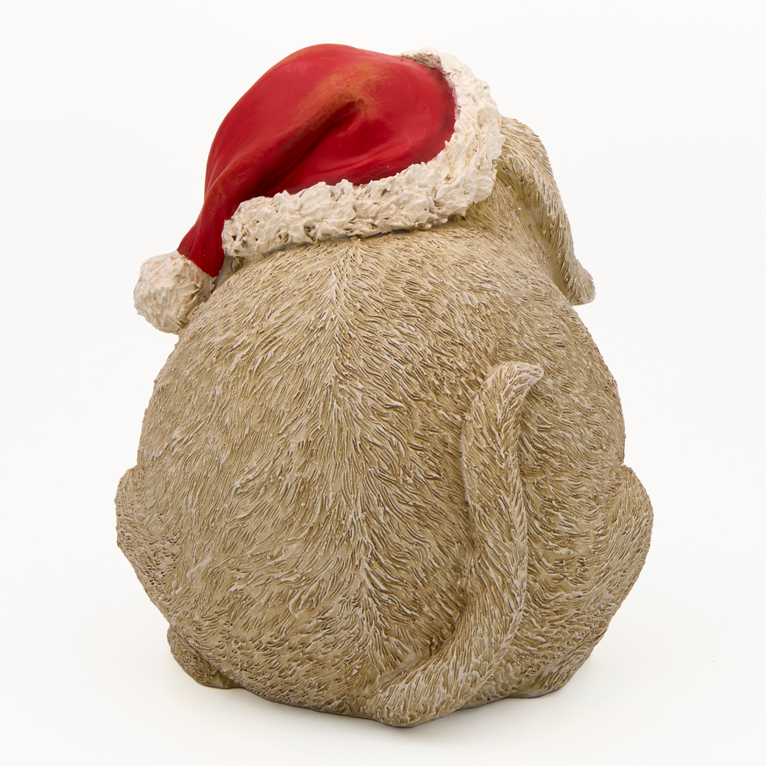 Pudgy Pals Christmas Puppy Garden Statue