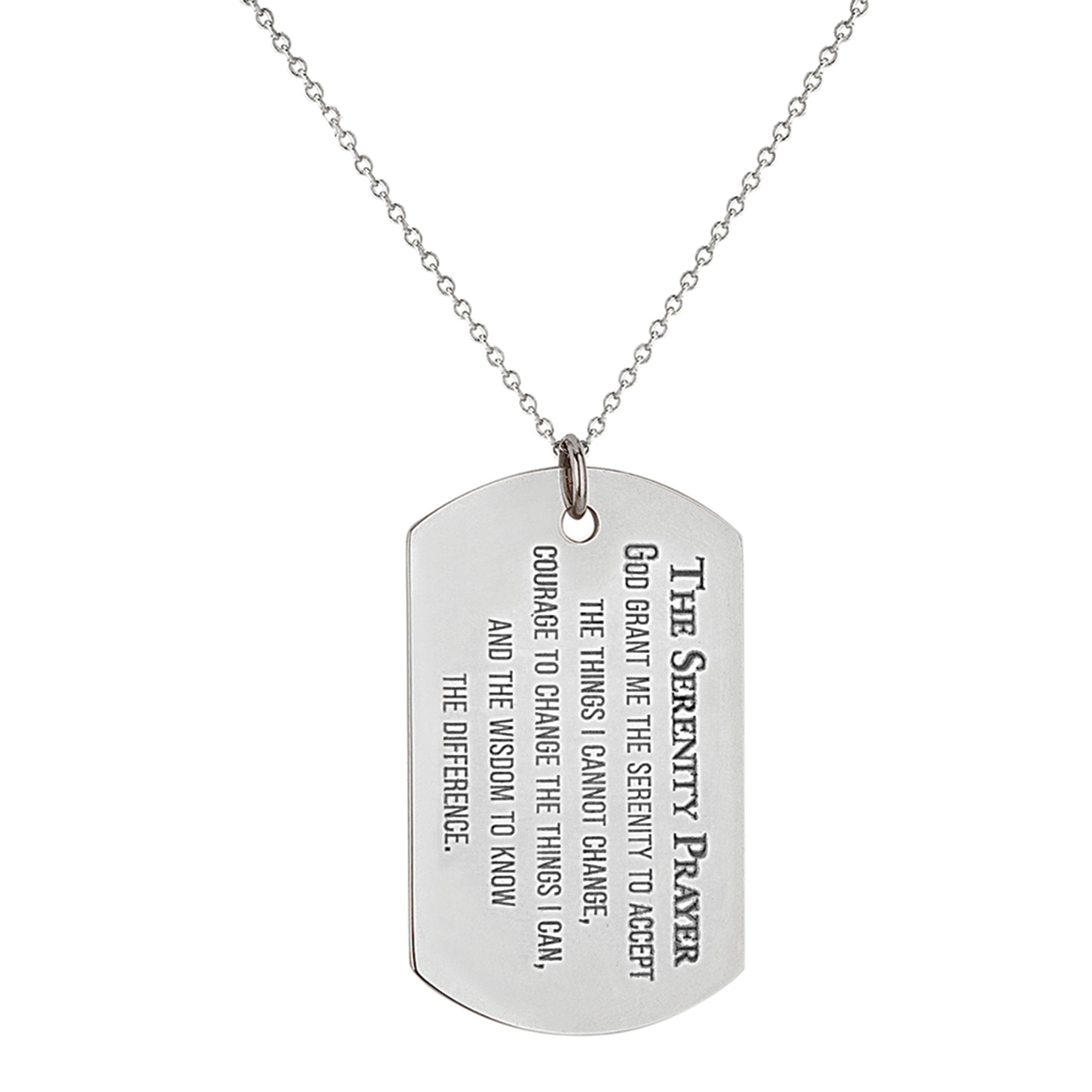 Serenity Prayer Necklace
