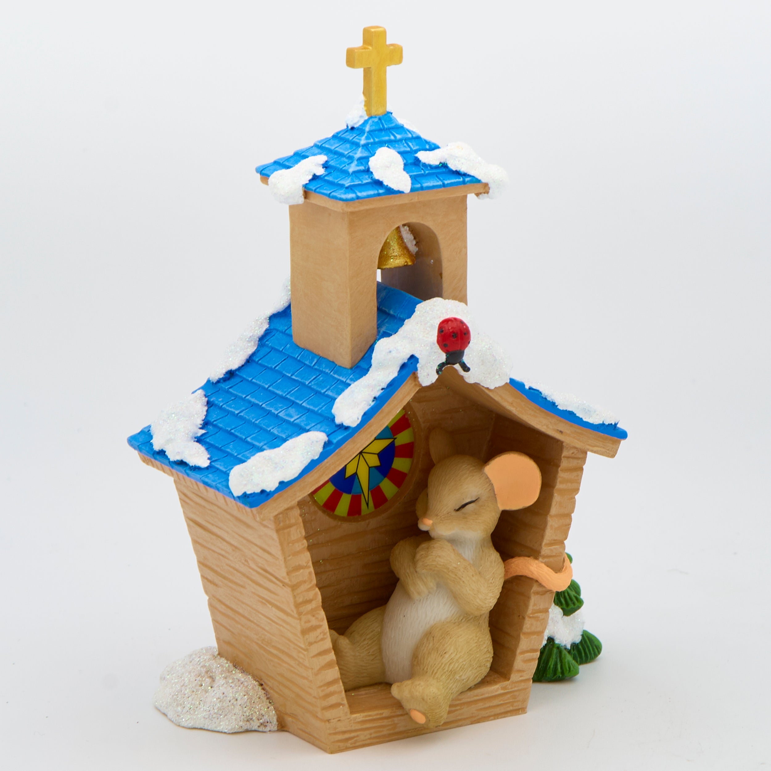 Charming Tails Quiet as a Church Mouse Figure