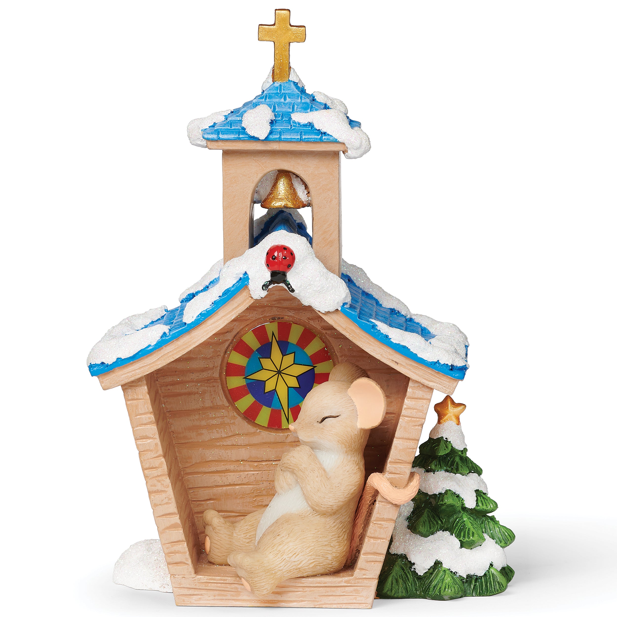 Charming Tails Quiet as a Church Mouse Figure