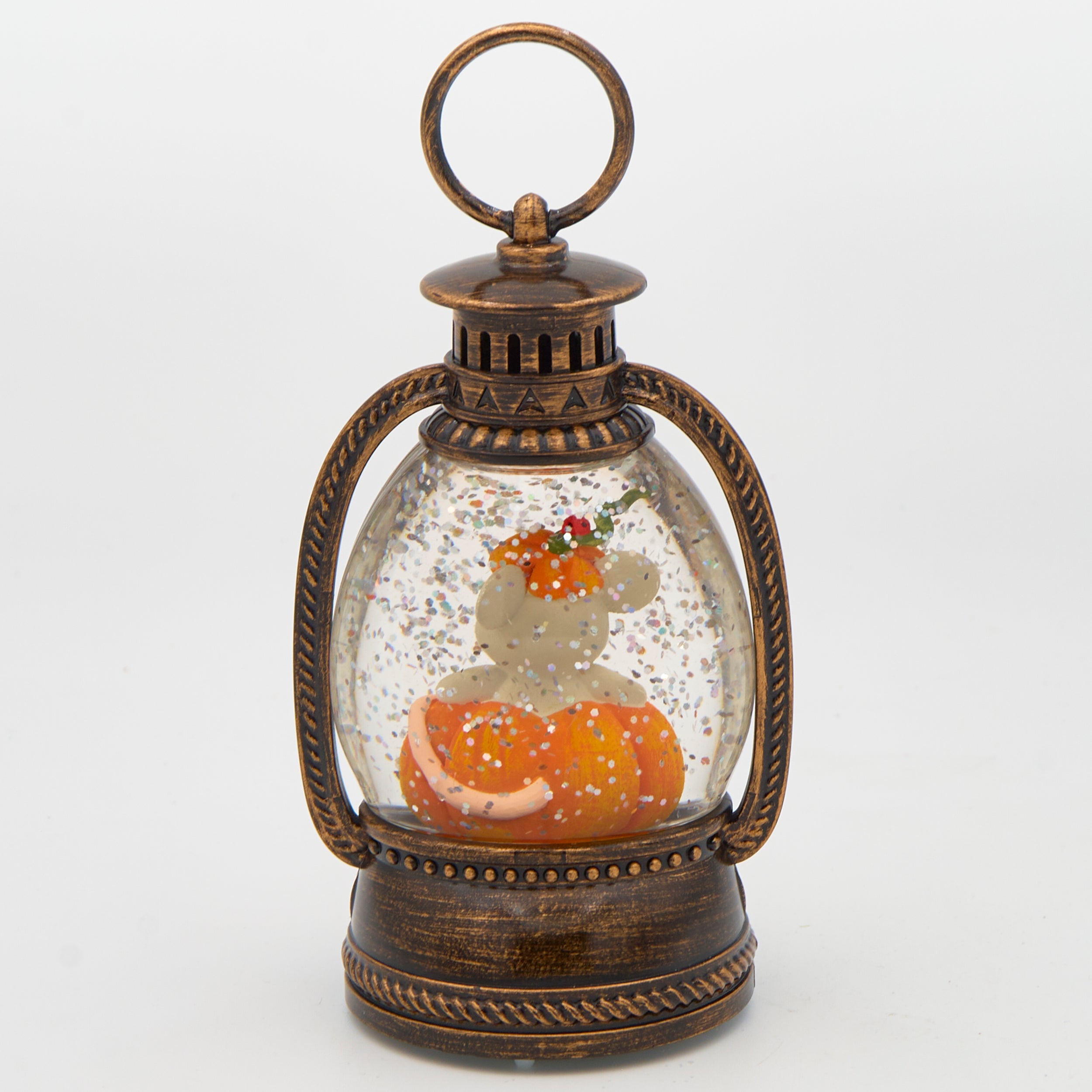 Charming Tails Lighted Lantern Fall Mouse Figure