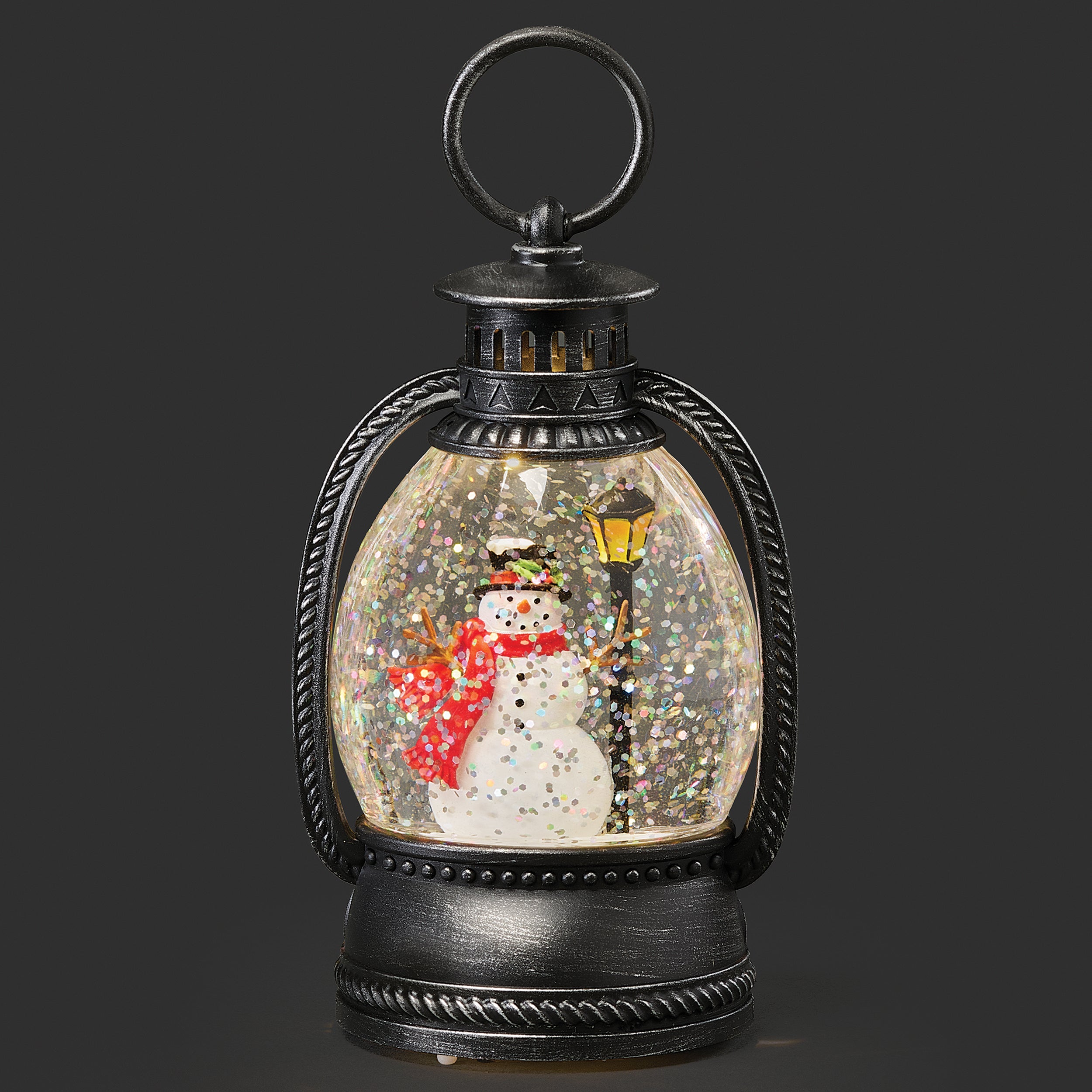Lighted Snowman Lantern – Shimmering Merry Lites