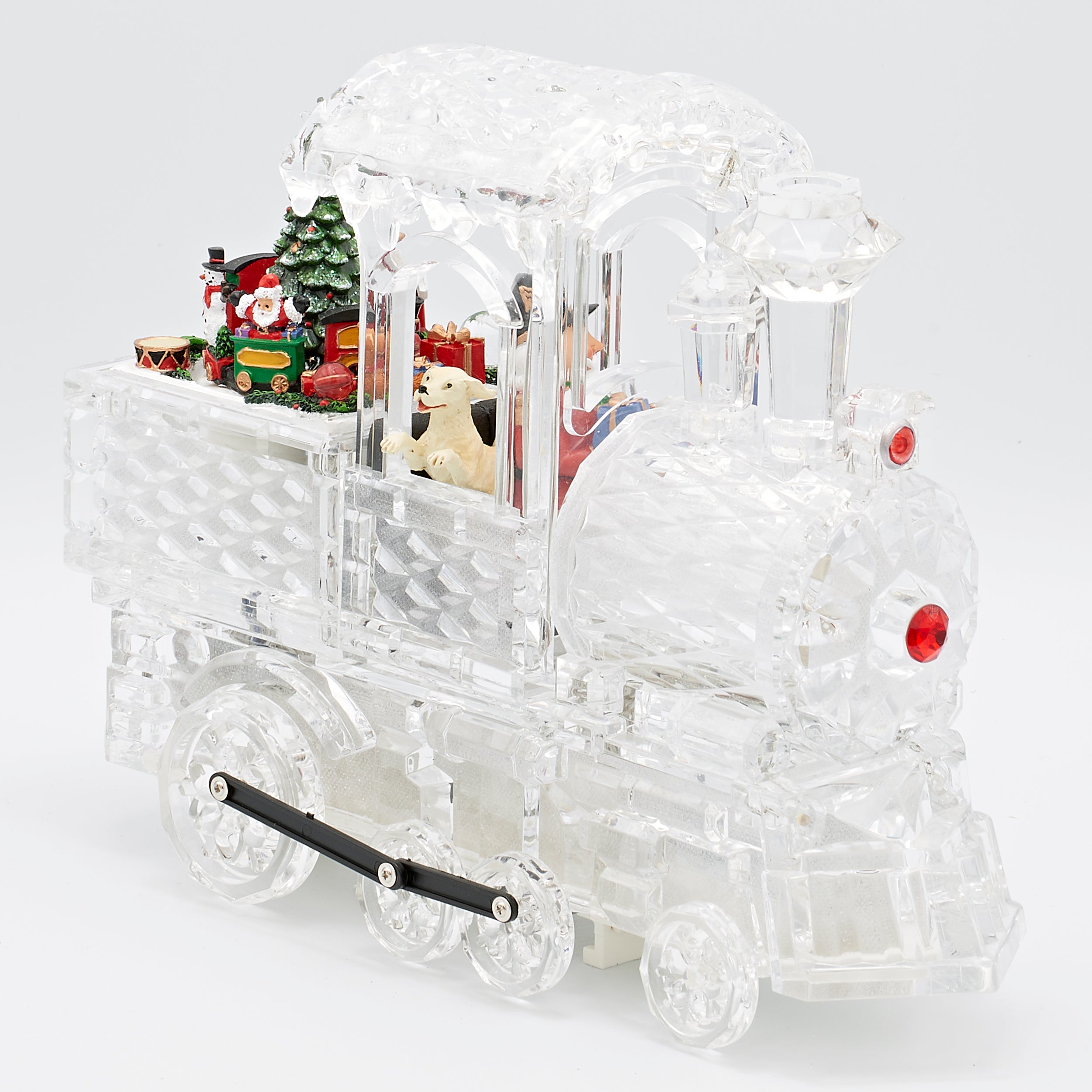 Amusements Lighted Musical Train with Rotating Wheels