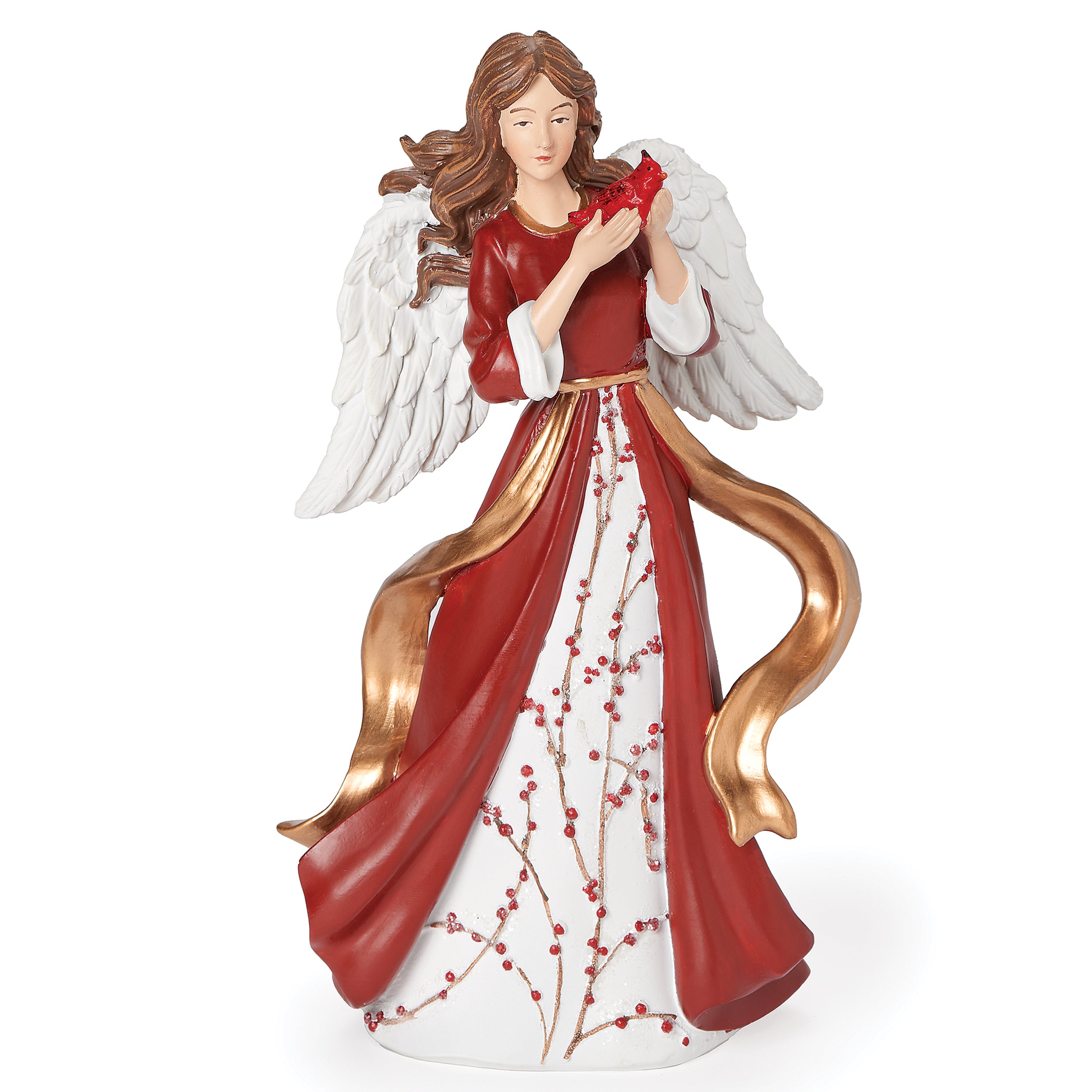 Berry Angel & Cardinal Figure