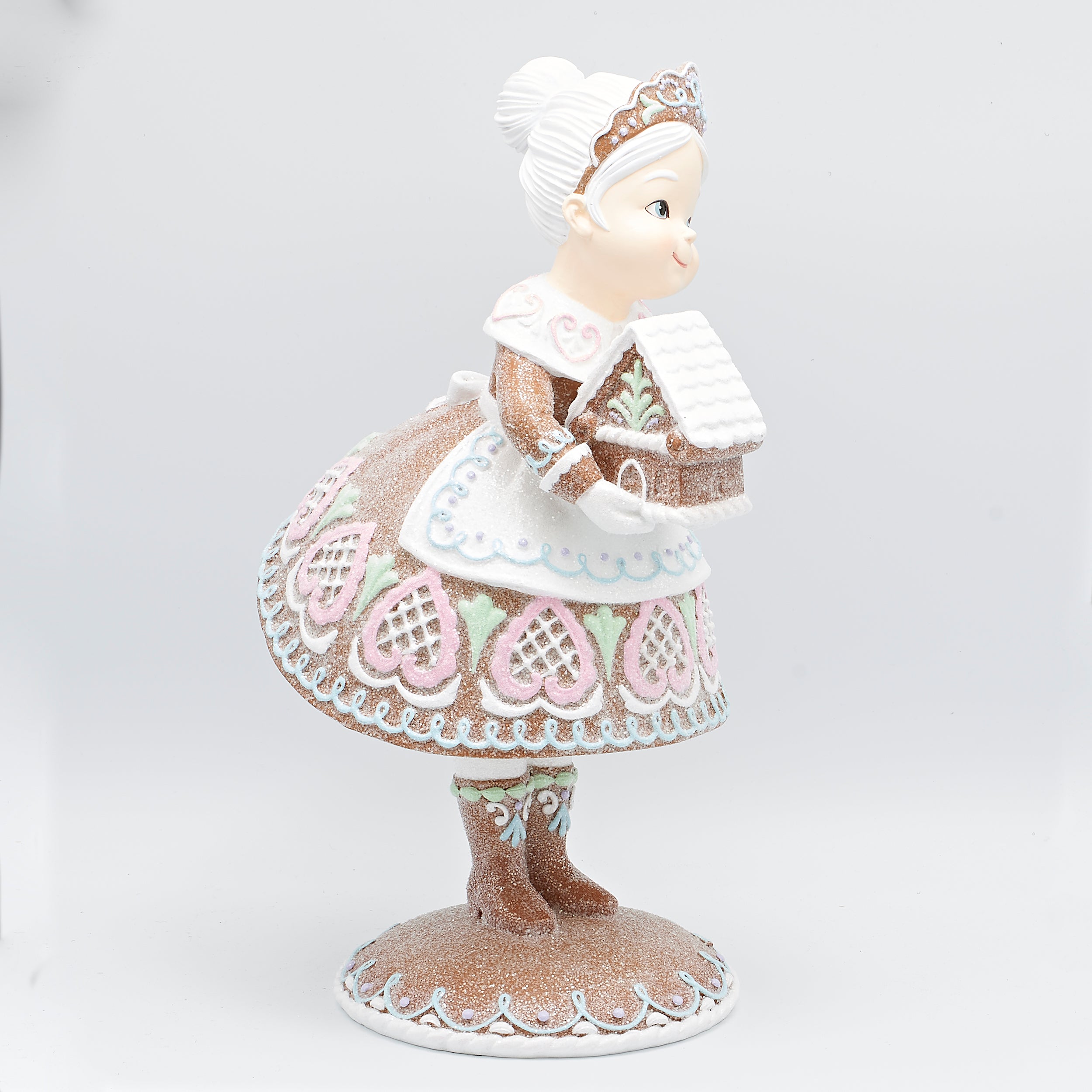 Mrs. Claus Gingerbread Figure