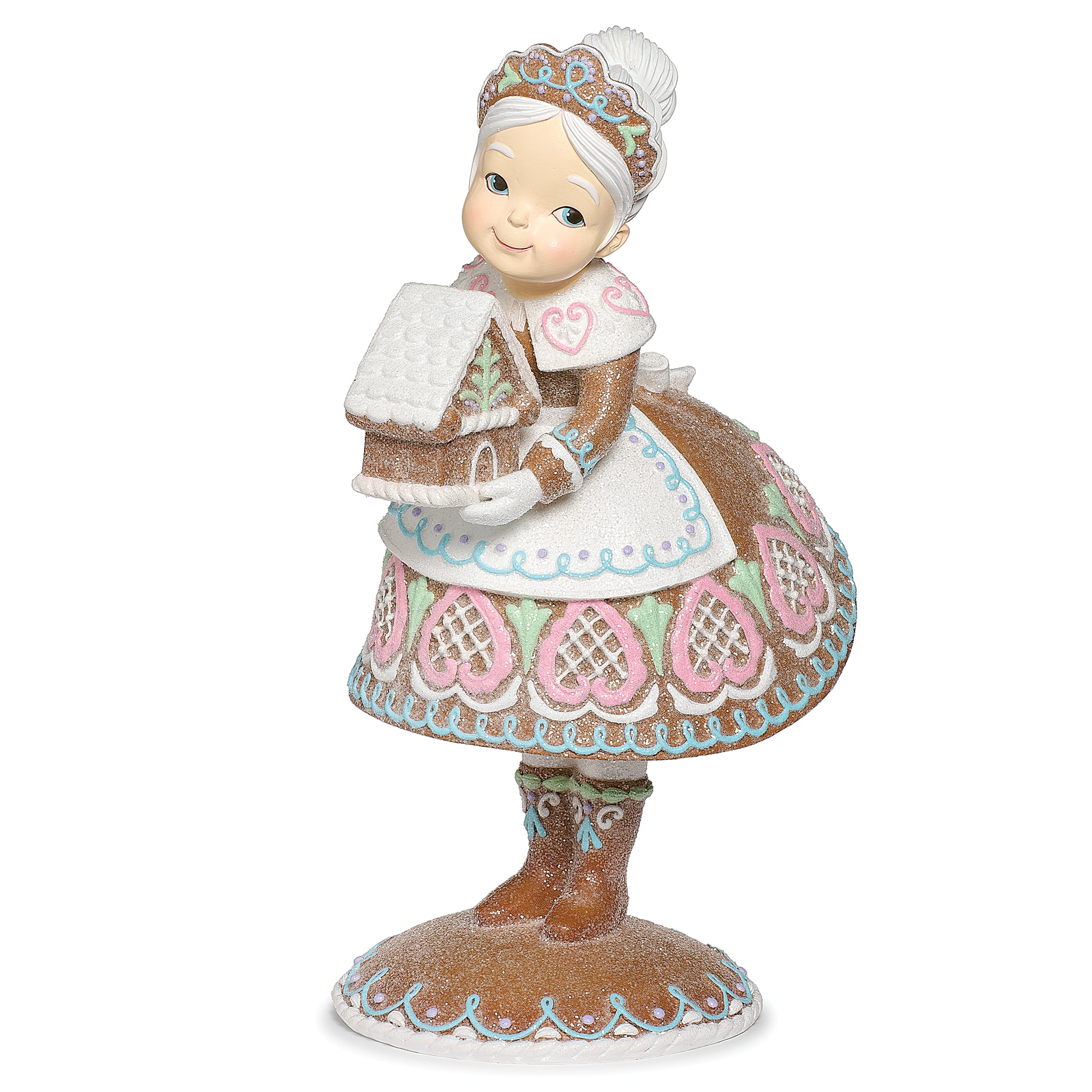 Mrs. Claus Gingerbread Figure
