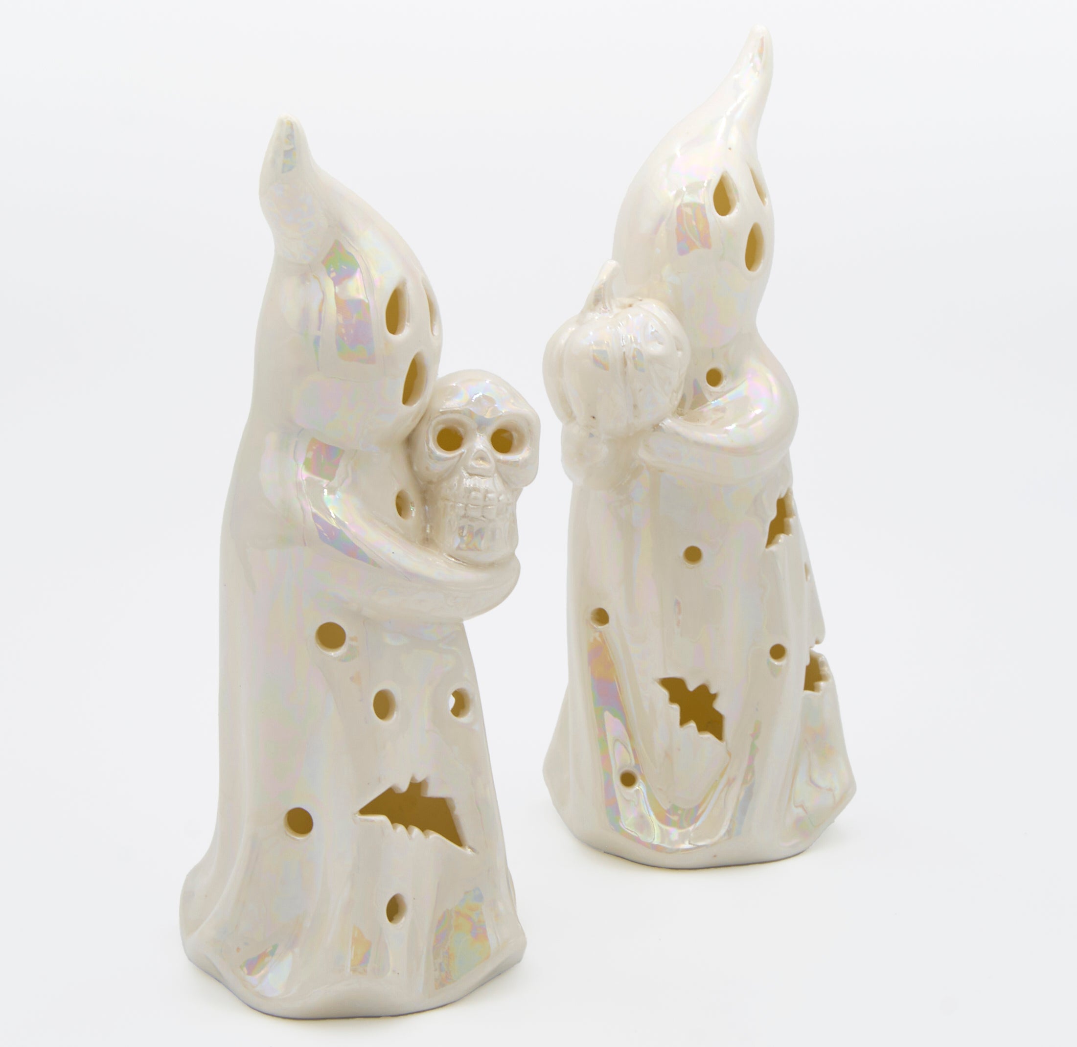 Lighted Pearlized Ghost Set