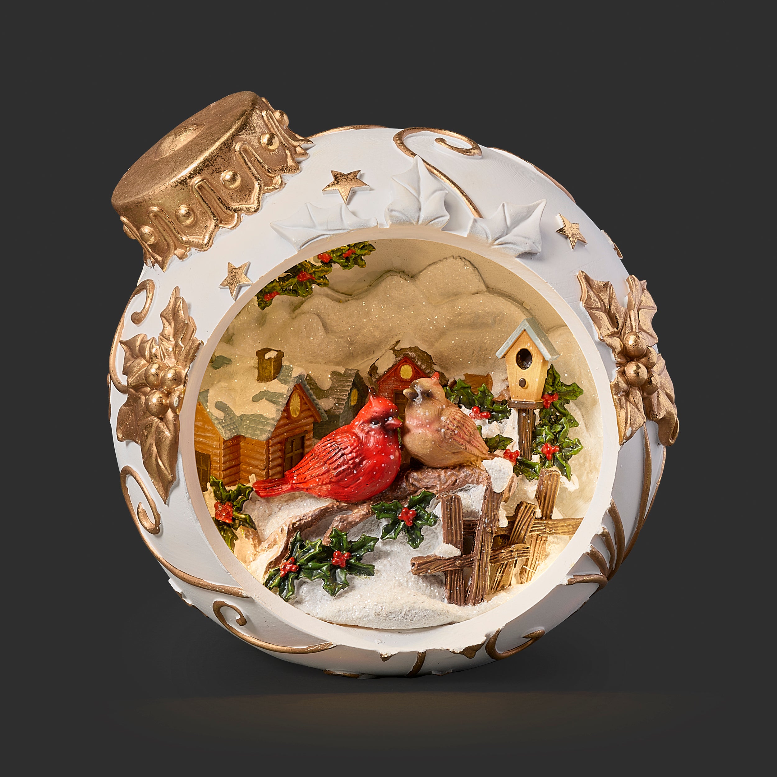 ROMAN Snowy Village Ornament - Thumbnail 2