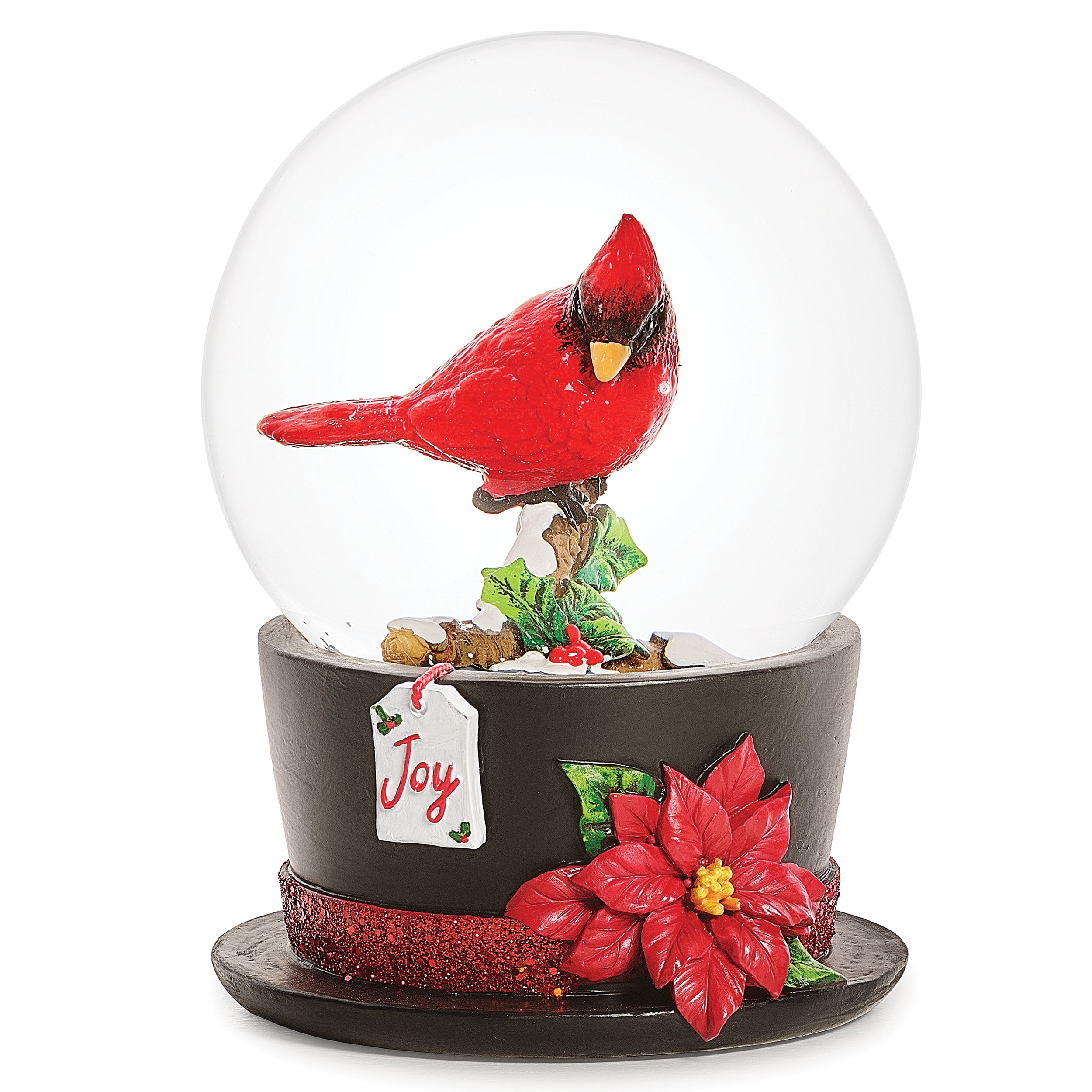 Glitterdome Cardinal on Top Hat – "O Christmas Tree" Tune