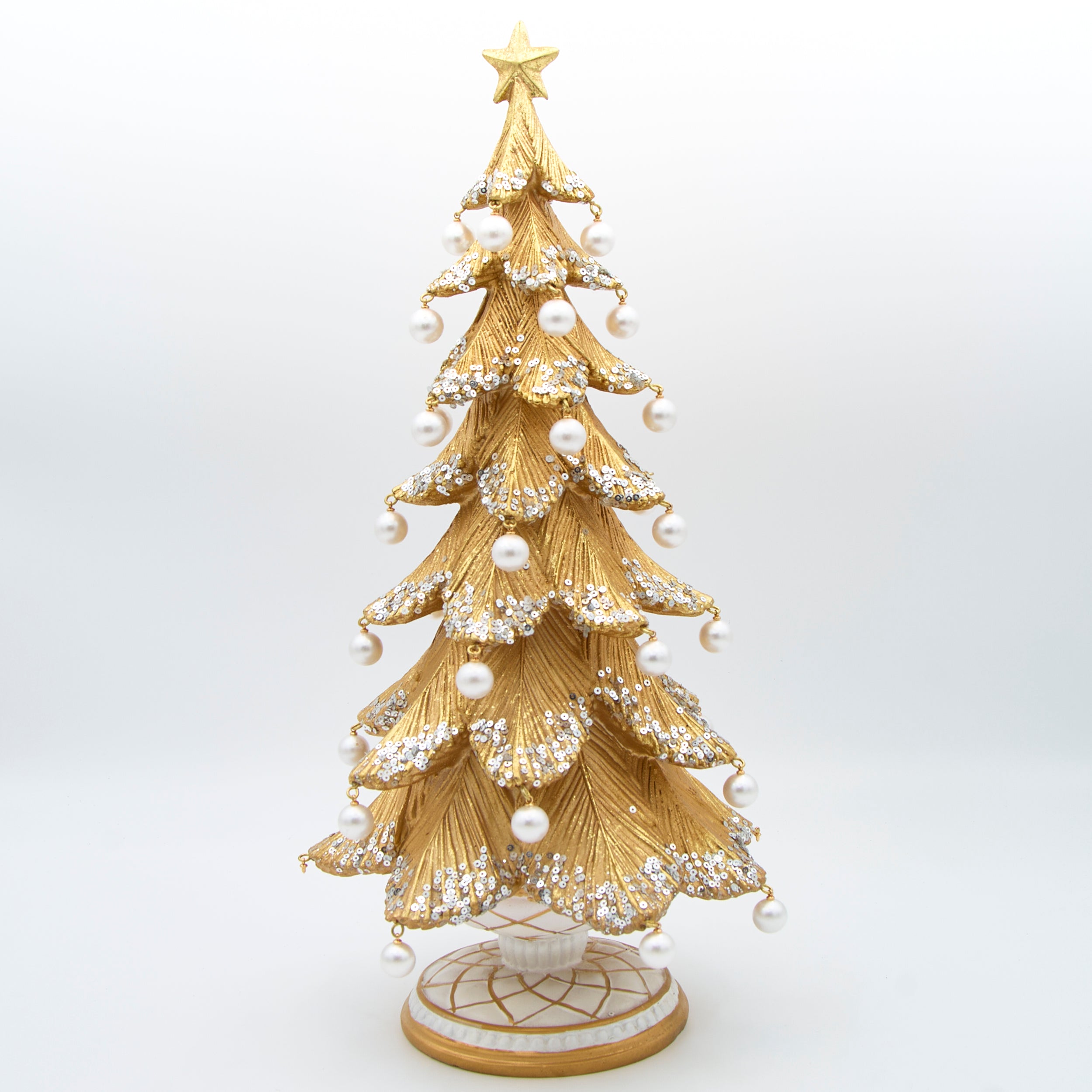 Gold Tree with Pearl Accents