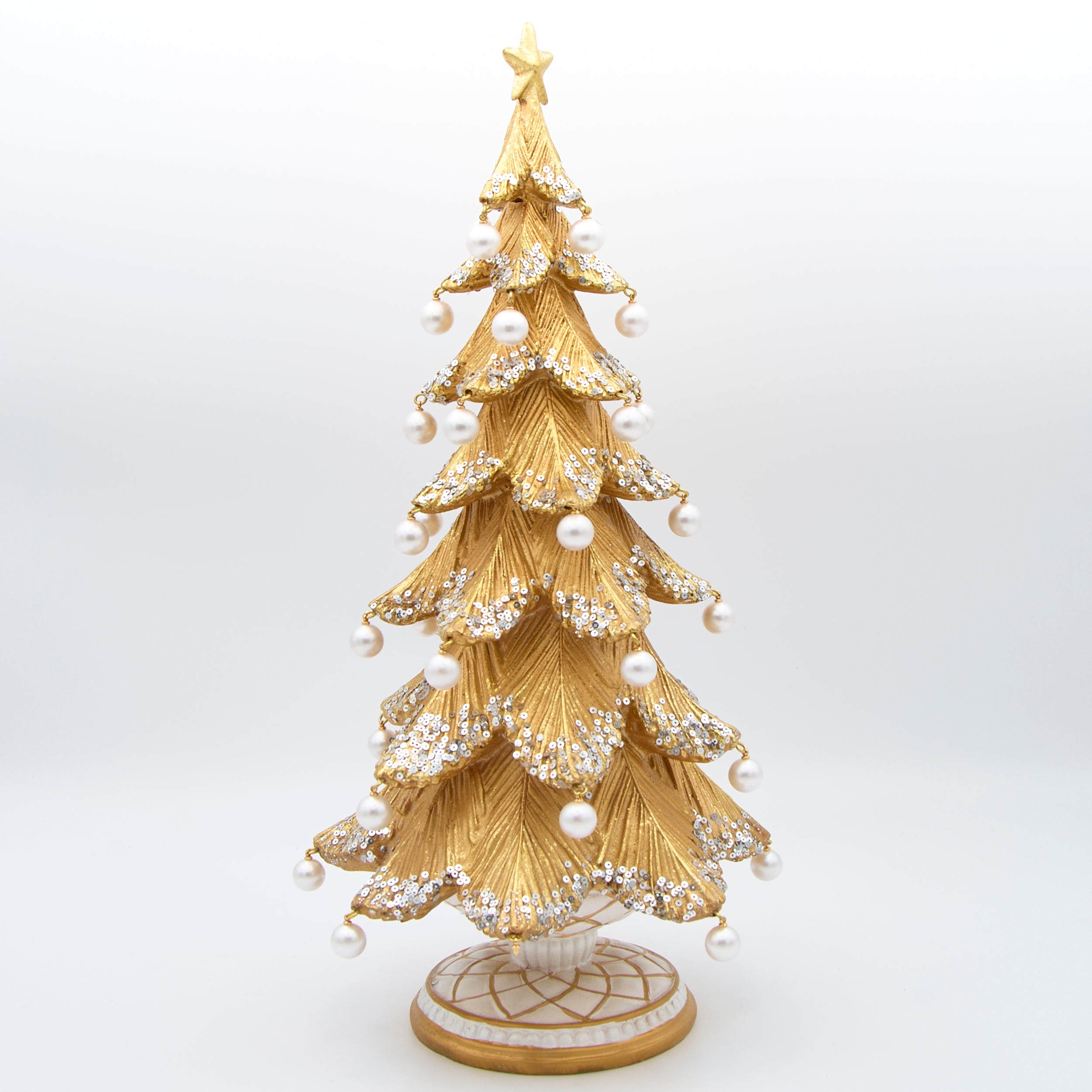 Gold Tree with Pearl Accents