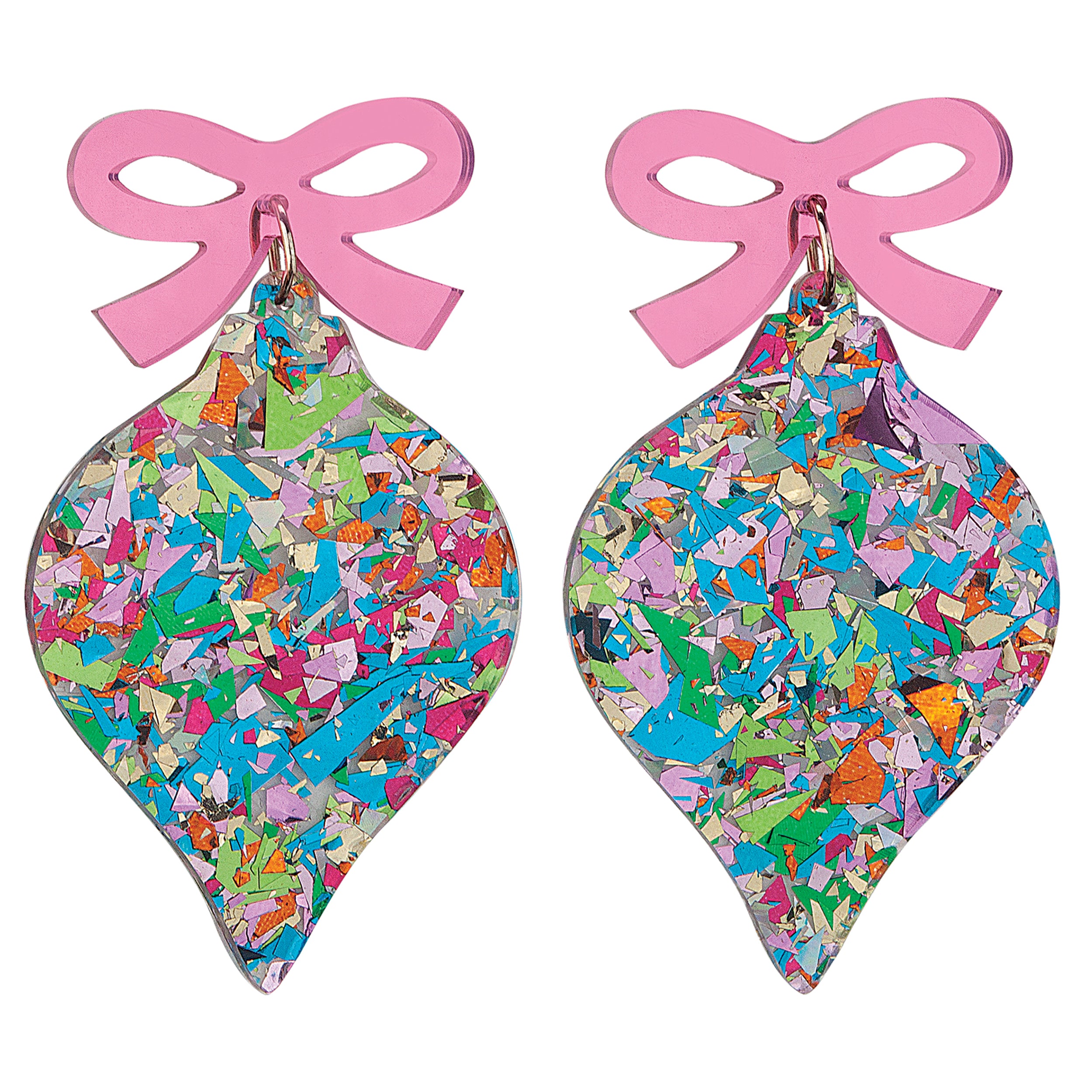 Festive Confetti Ornament Earrings