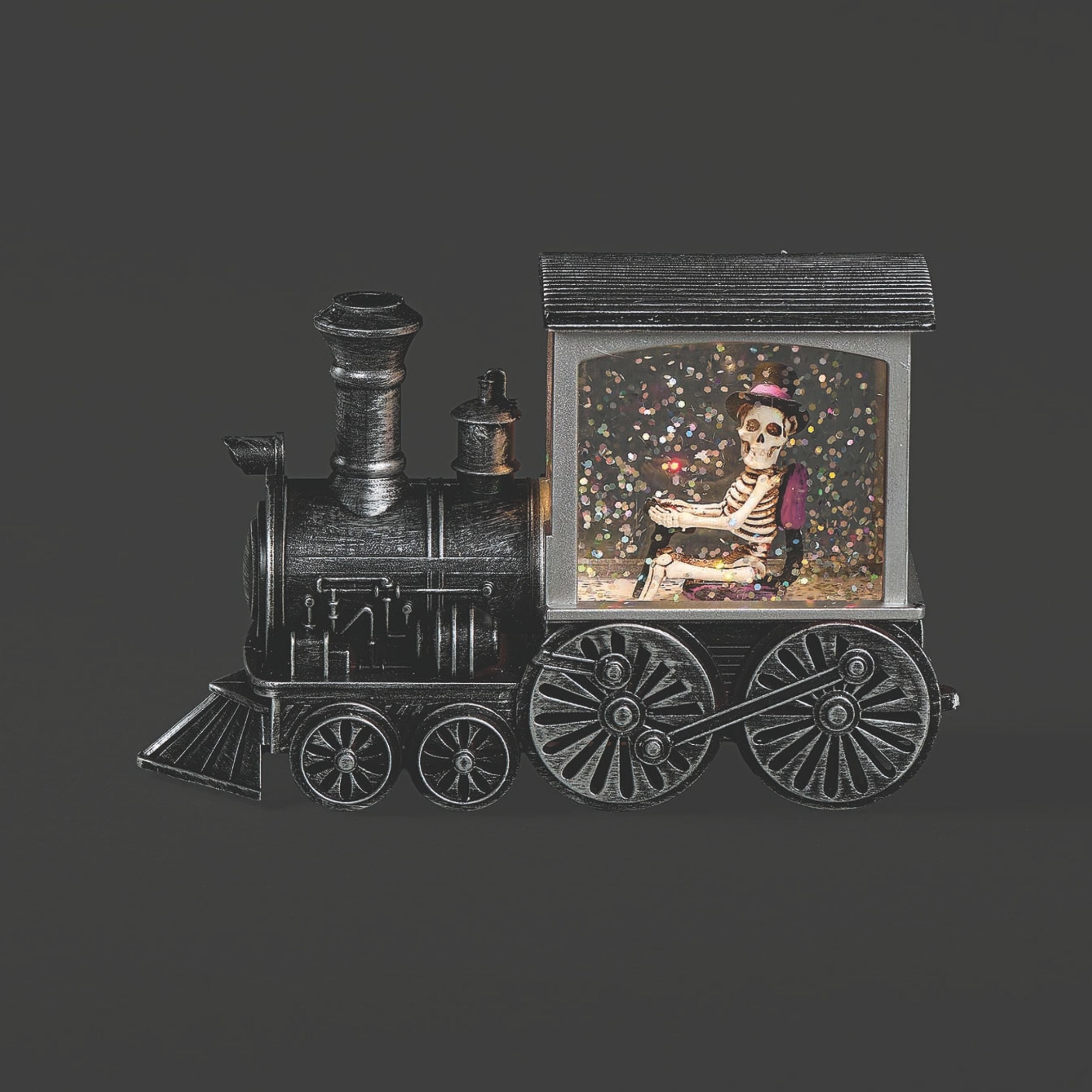Shimmering Merry Lites Lighted Skeleton Train