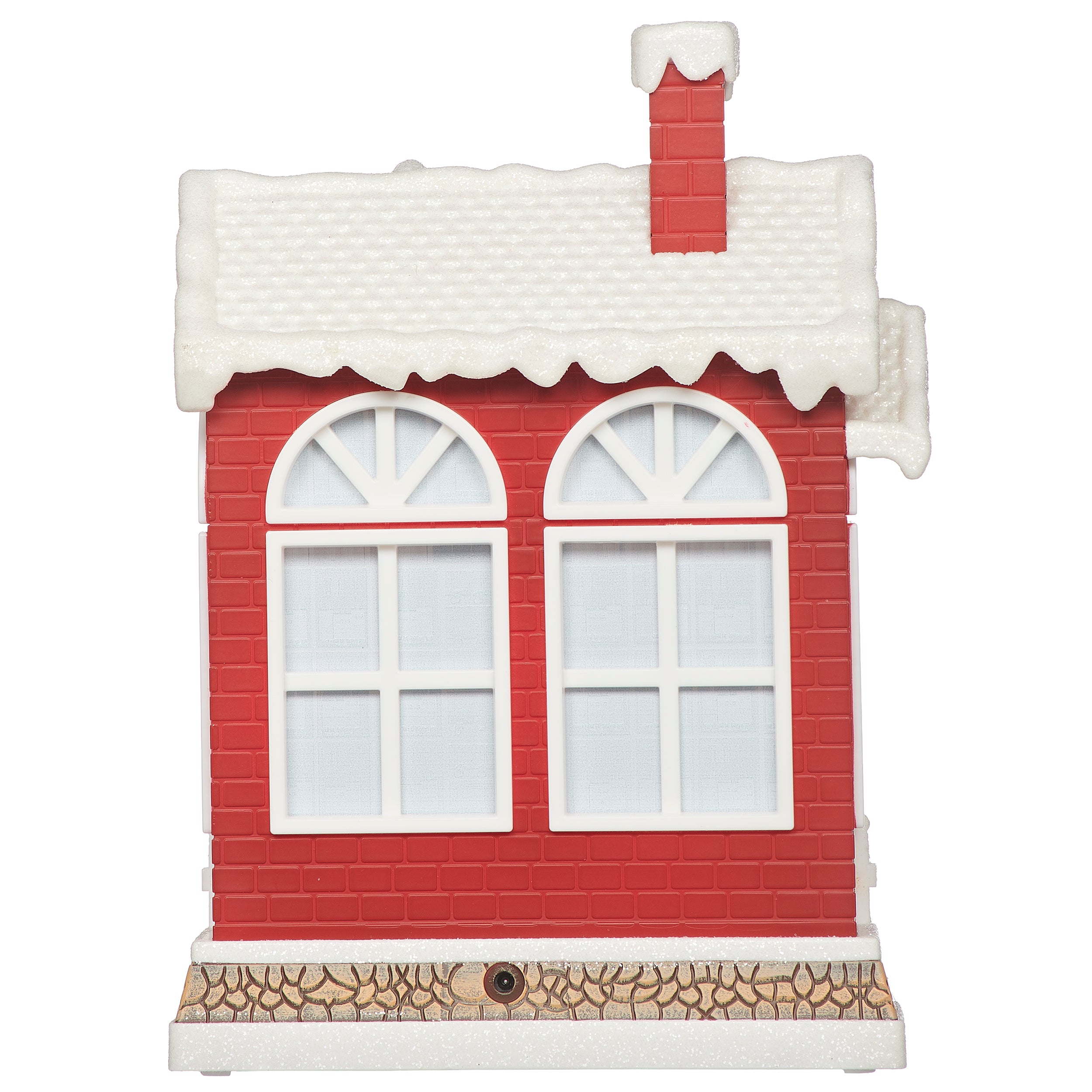 Decorative Christmas winery on a white background.