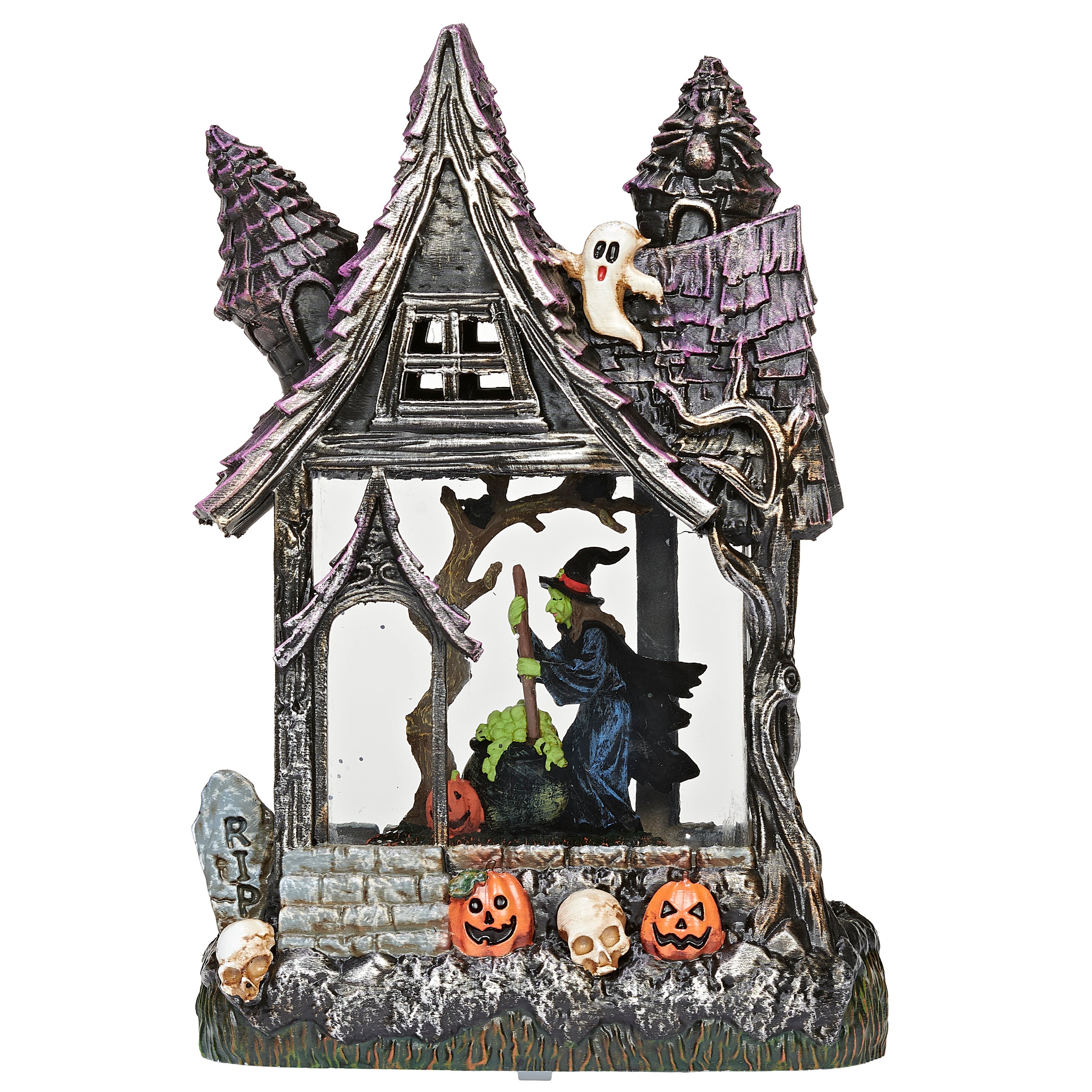 Haunted house with a witch inside