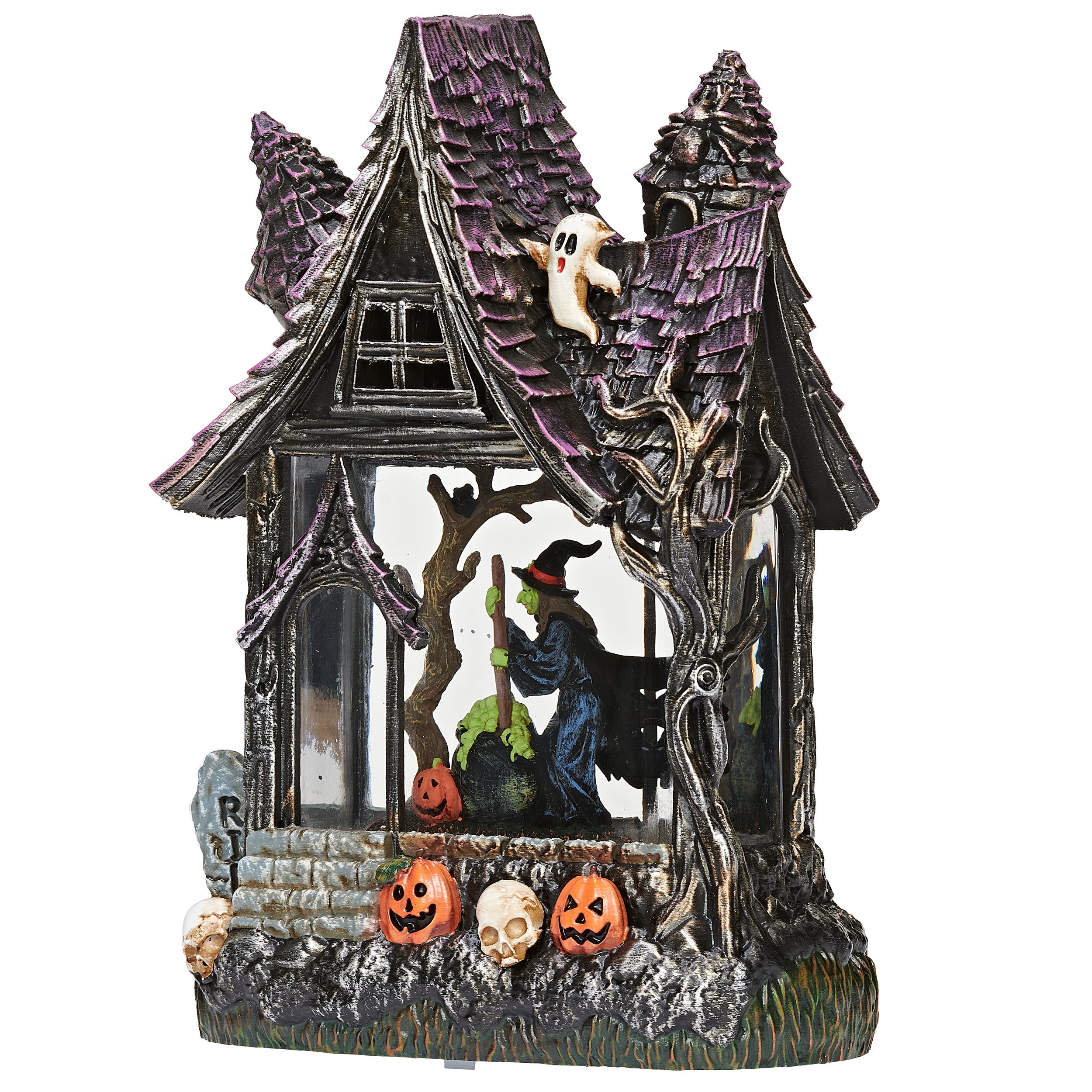 Haunted house with a witch inside