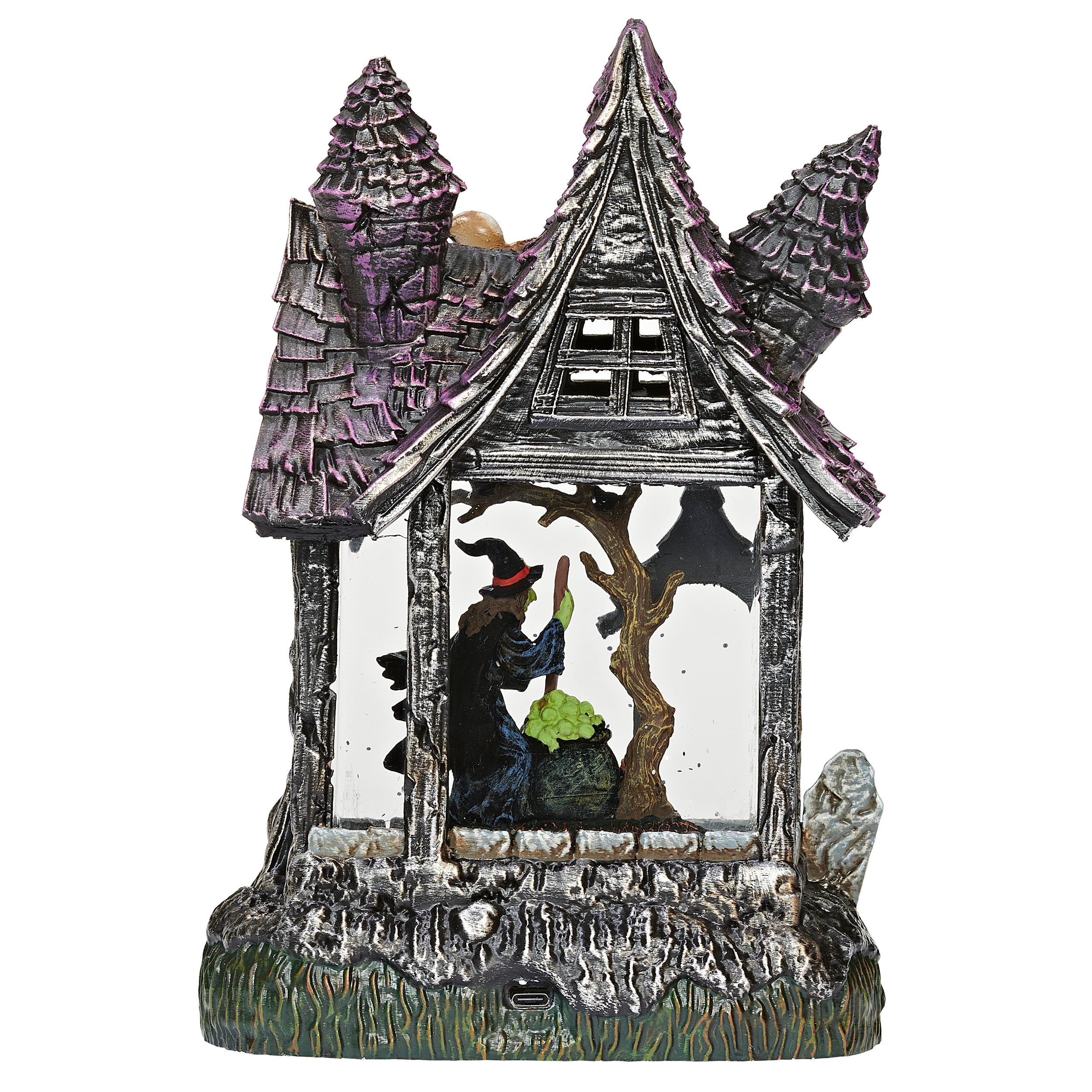 Haunted house with a witch inside