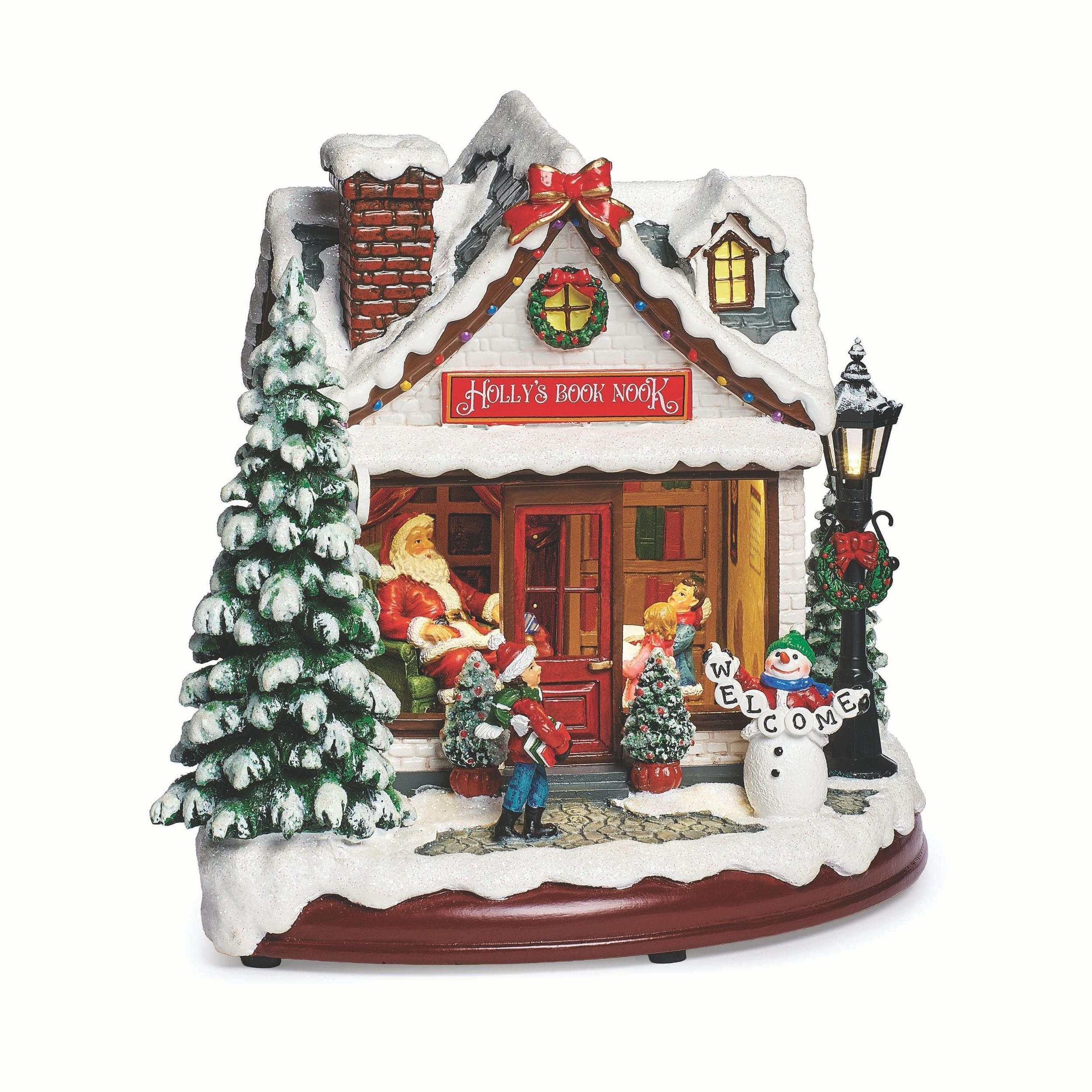 Amusements Lighted Musical Rotating Holly’s Book Nook