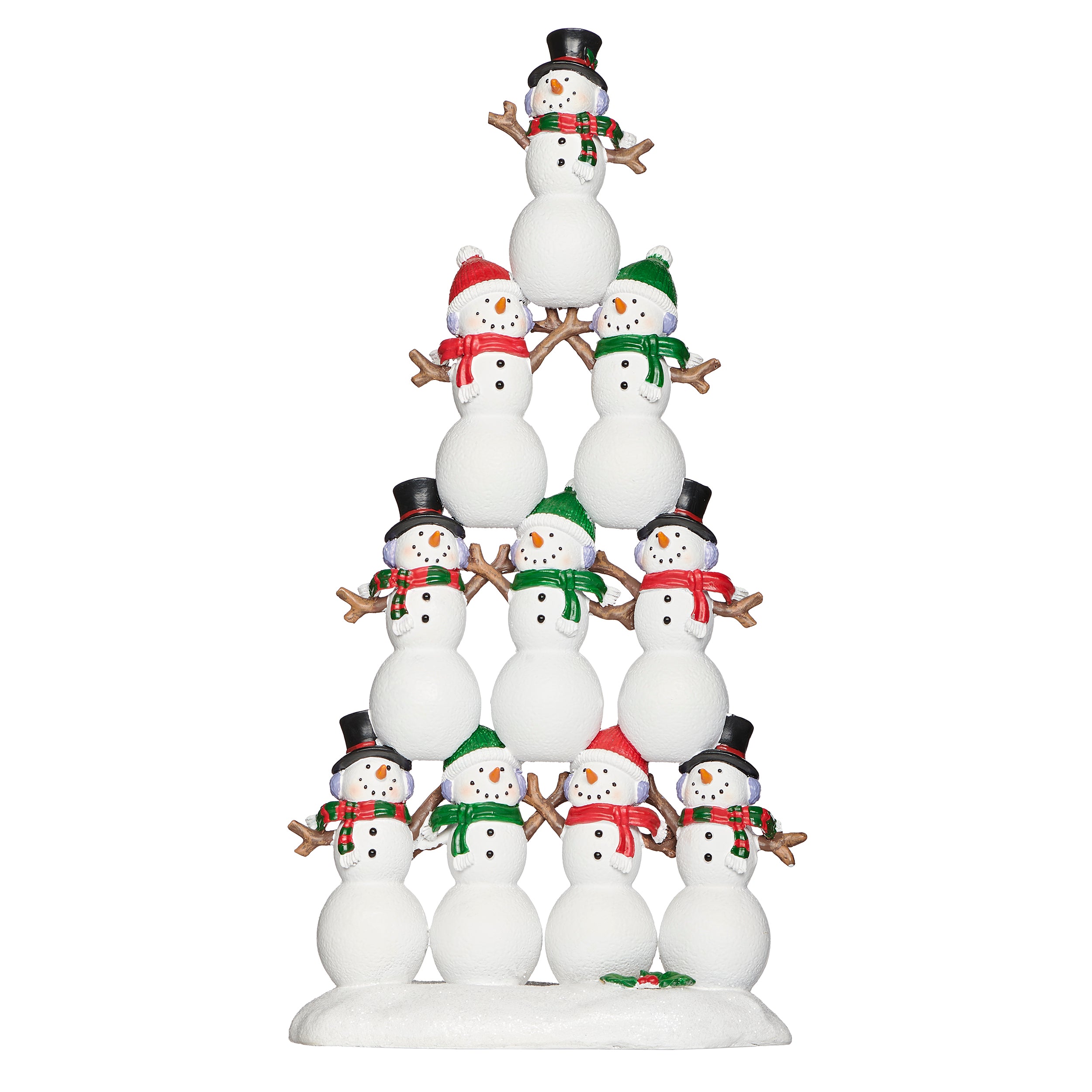 Snowman Tower Christmas Figure