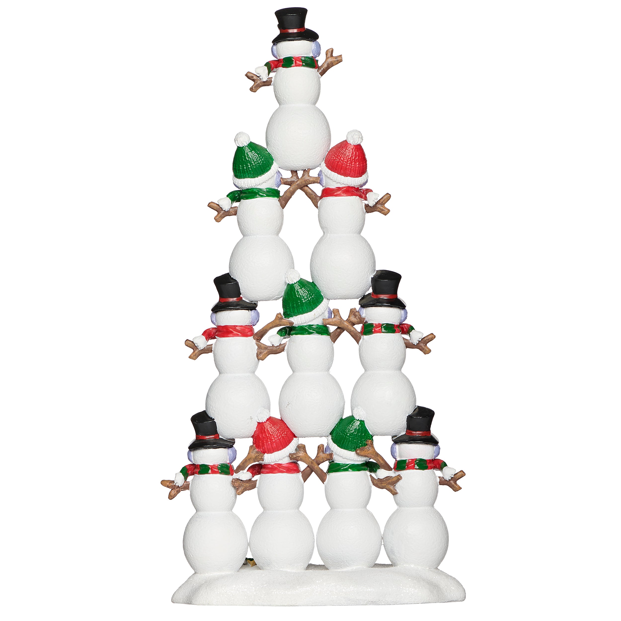 Snowman Tower Christmas Figure