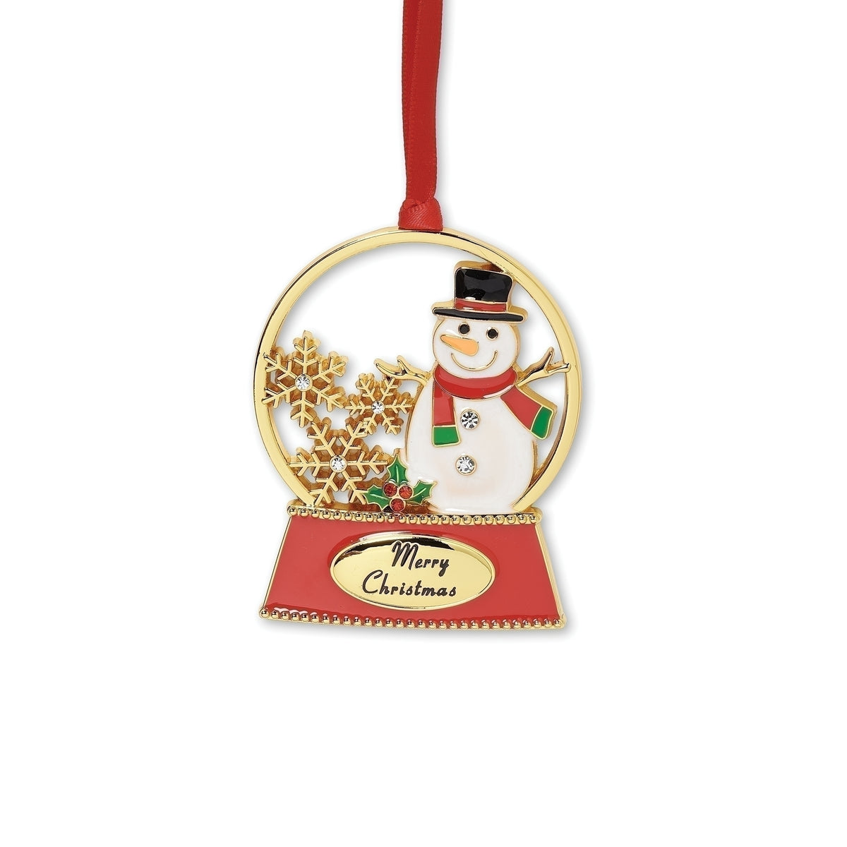 Caroline Collection Snowman Christmas ornament