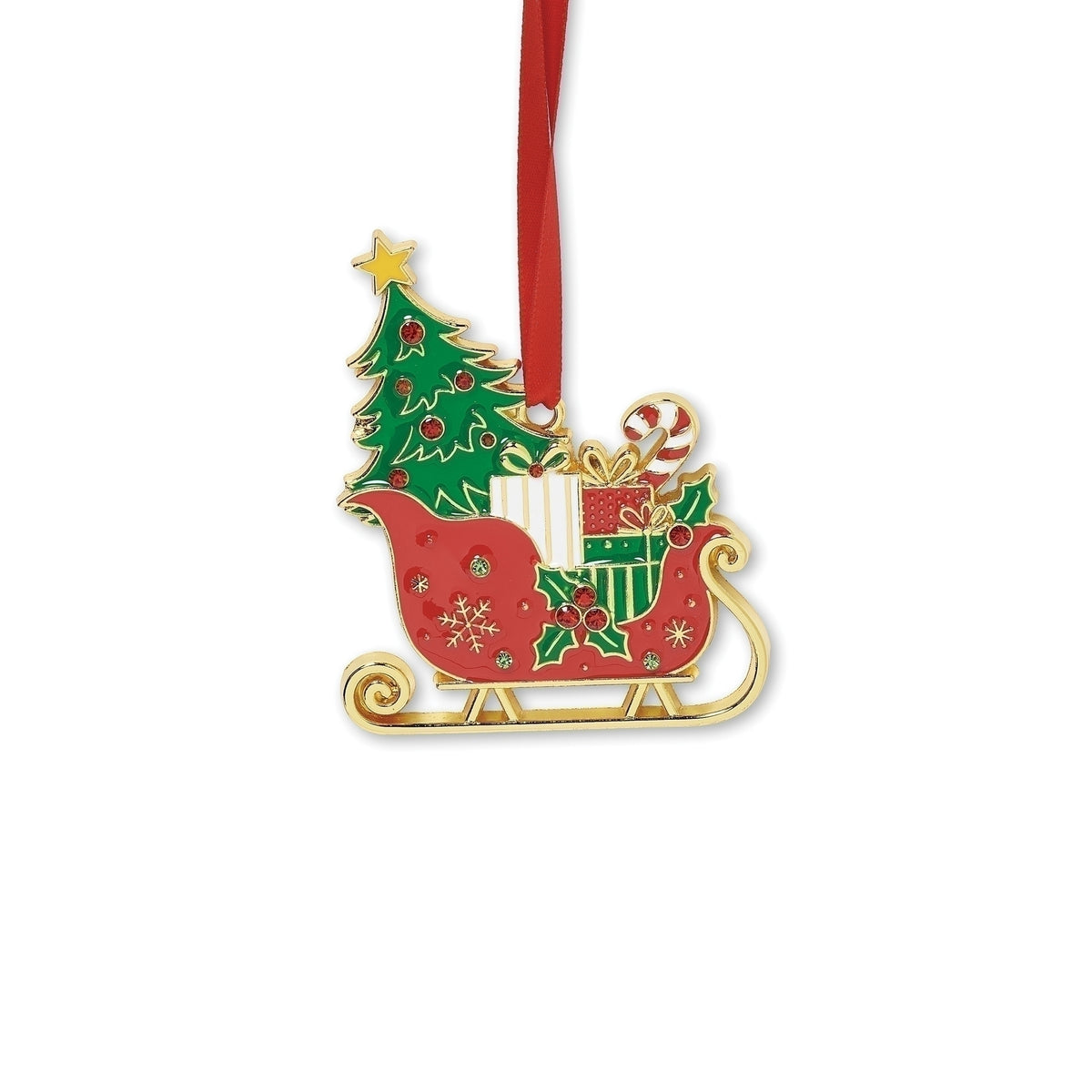 Caroline Collection Sleigh Christmas ornament