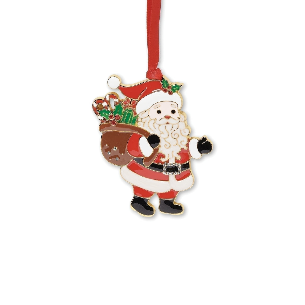 Caroline Collection Santa Christmas ornament