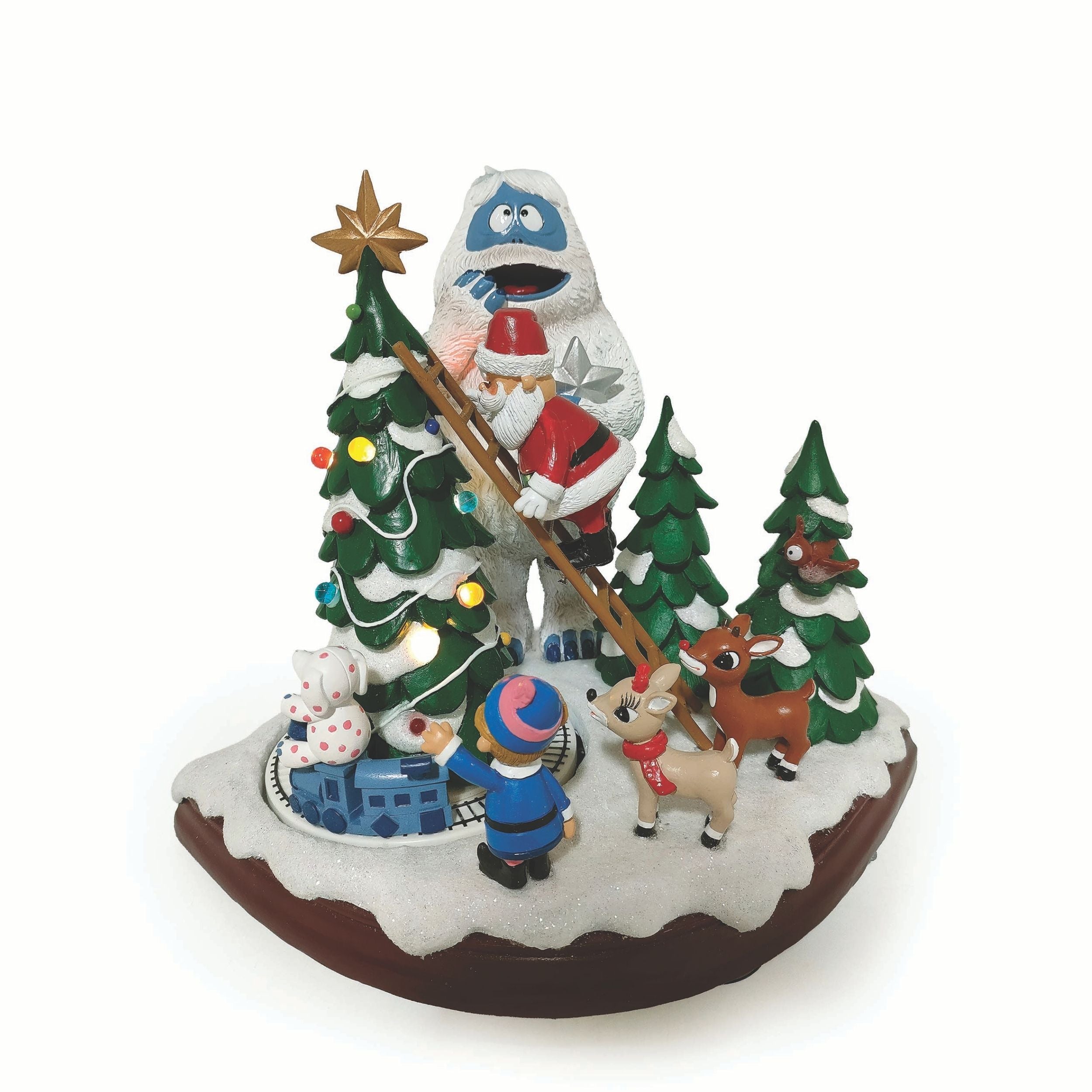 Rudolph & Friends with Santa Musical Rotating Scene
