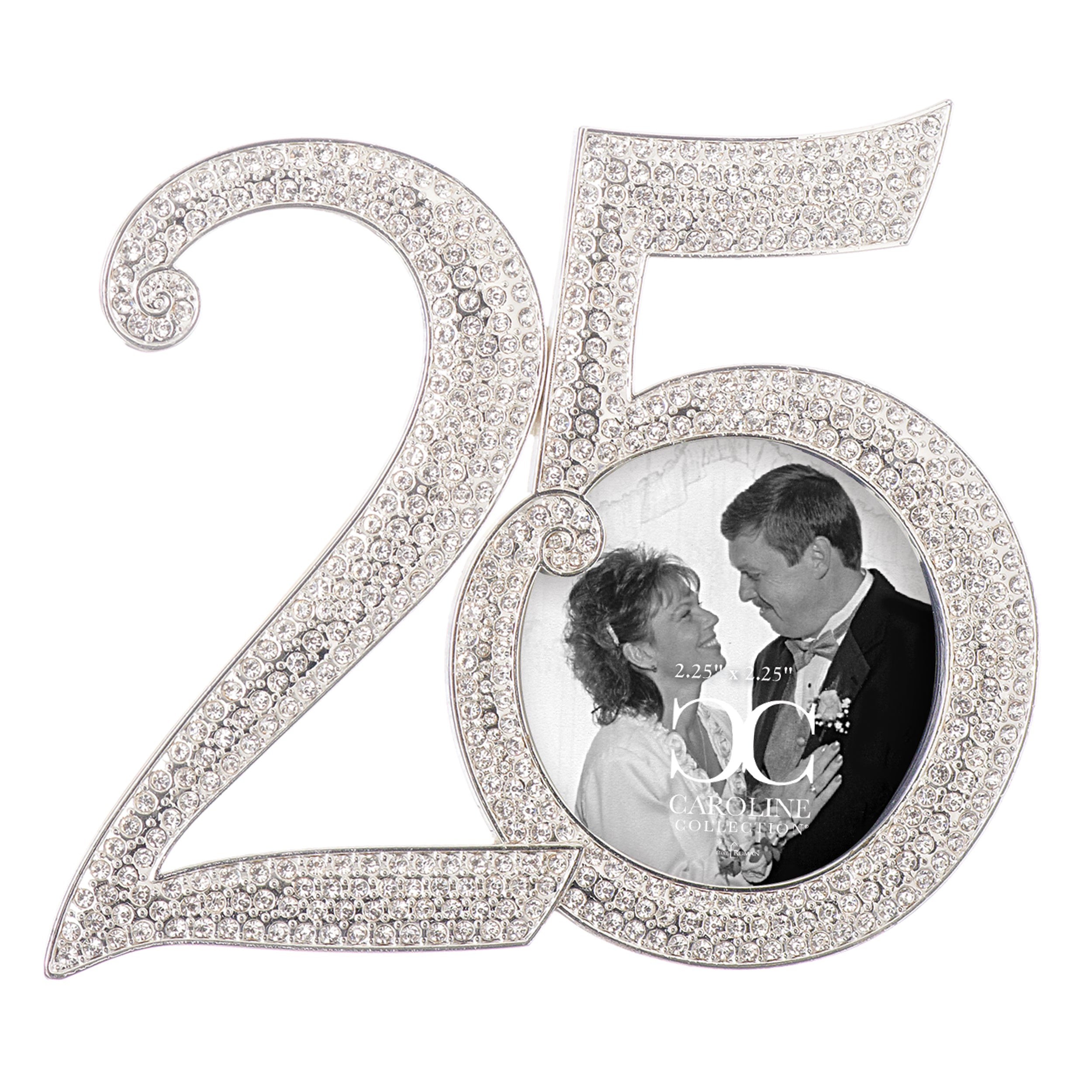Caroline Collection 25th Anniversary Bold Rhinestone Frame