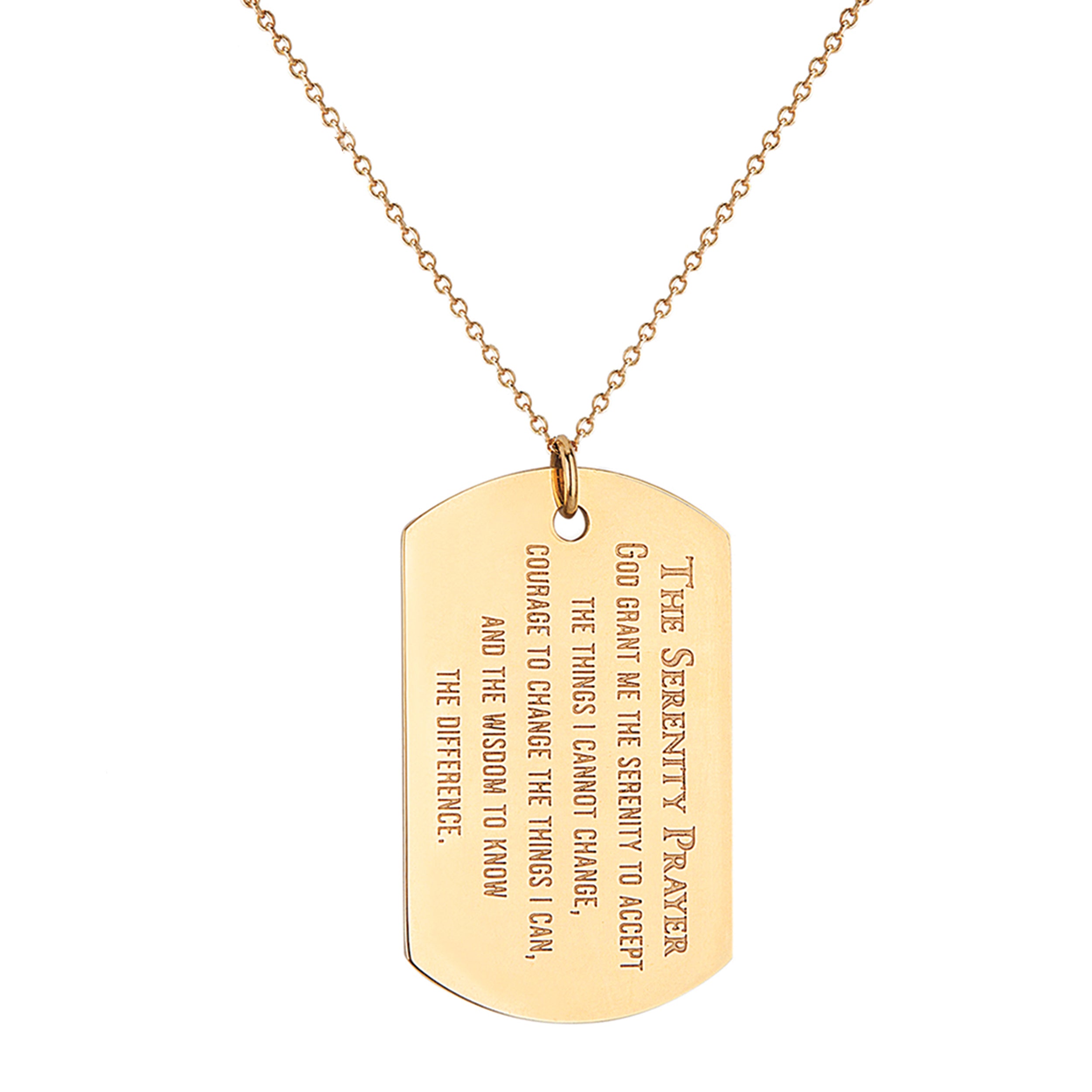 Serenity Prayer Necklace