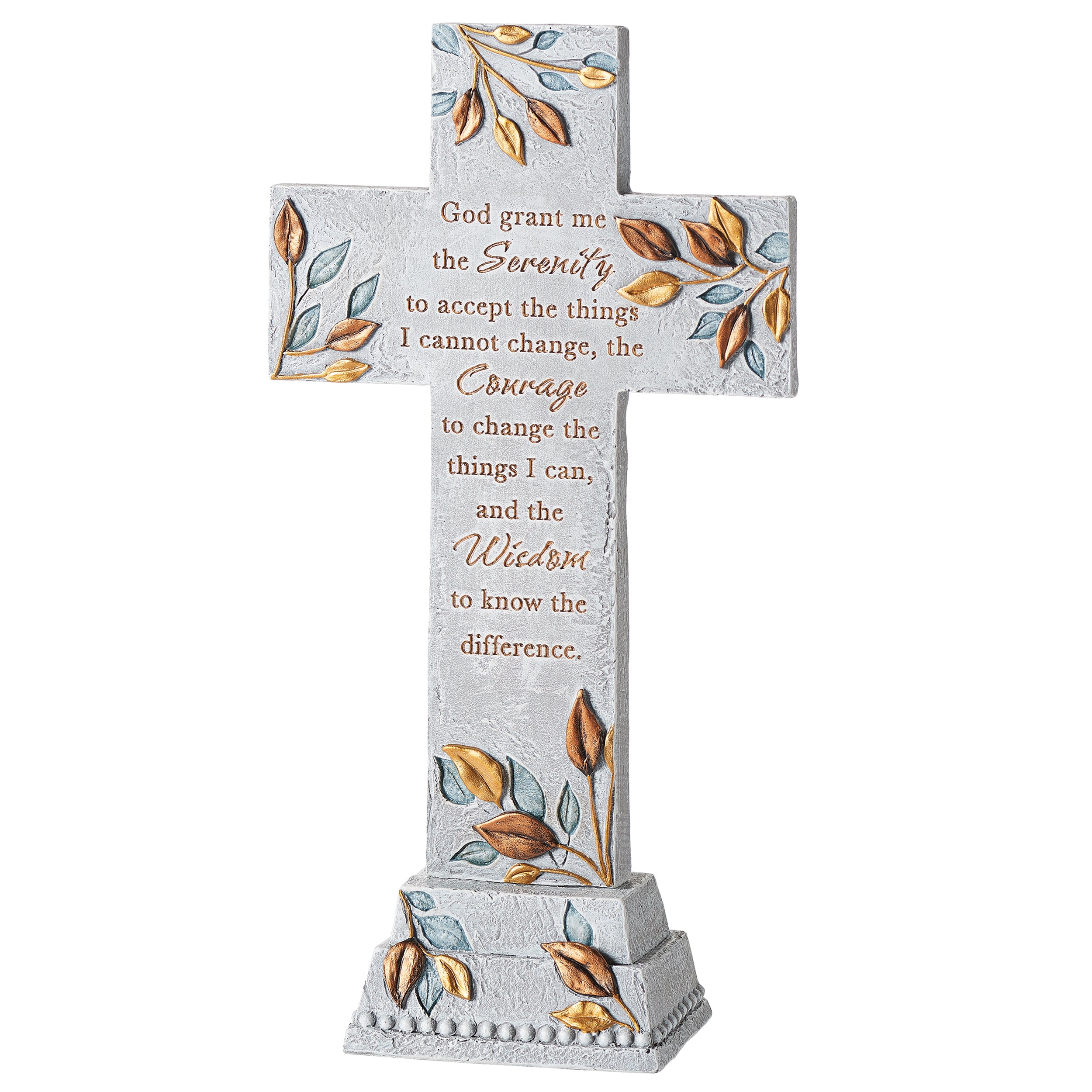 Serenity Prayer Cross Tabletop
