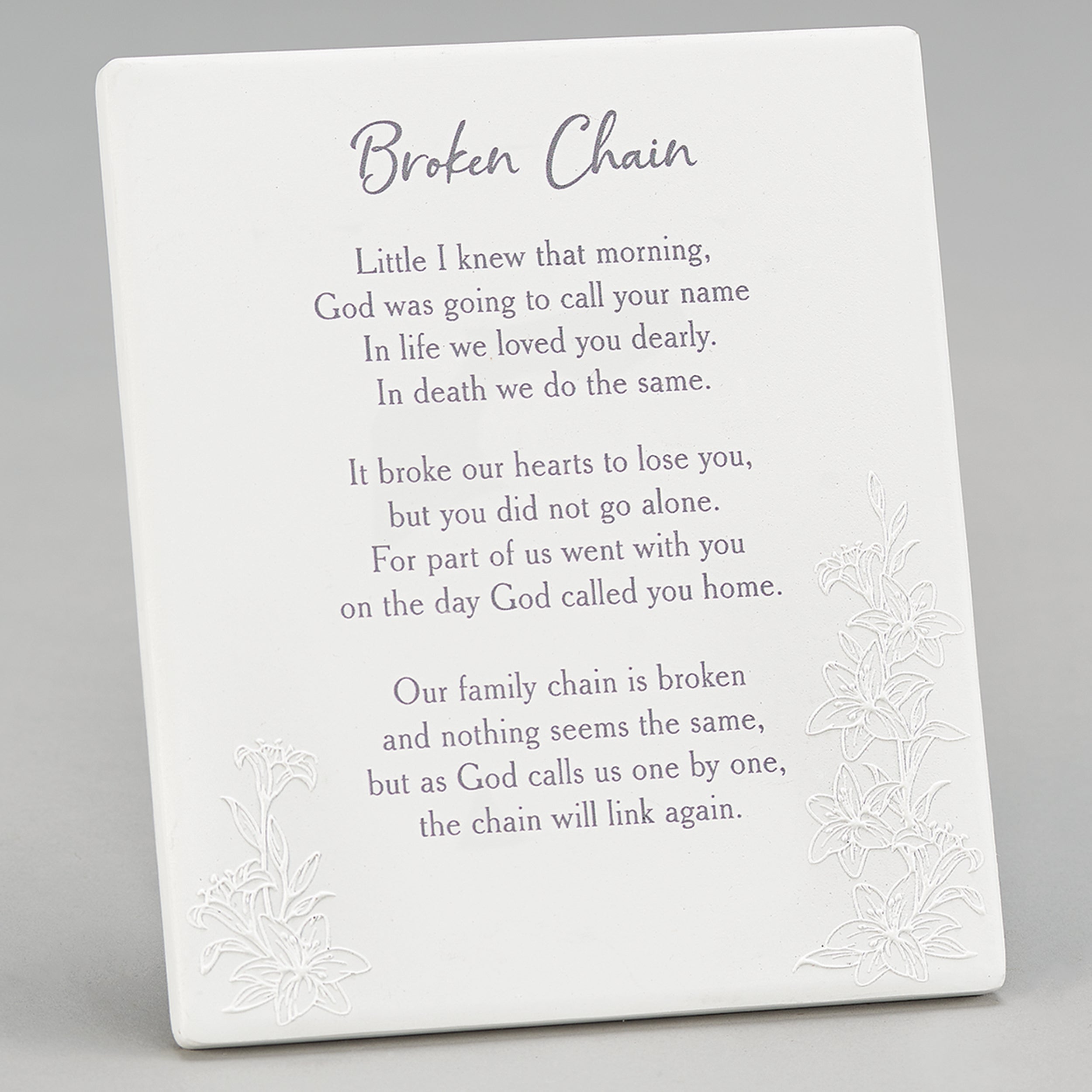 "God Called You Home" Memorial Wall Plaque