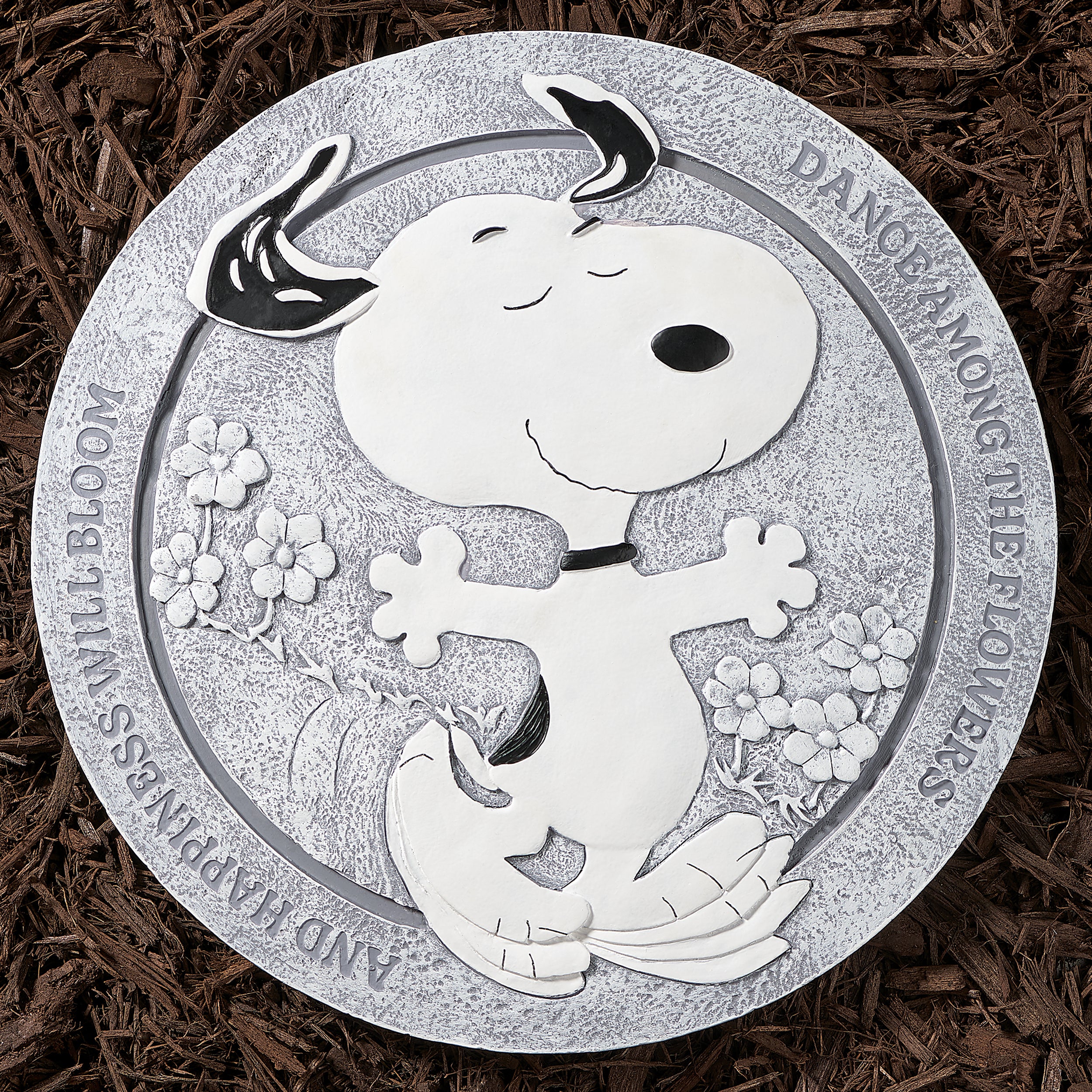 Peanuts Snoopy Dance Stepping Stone
