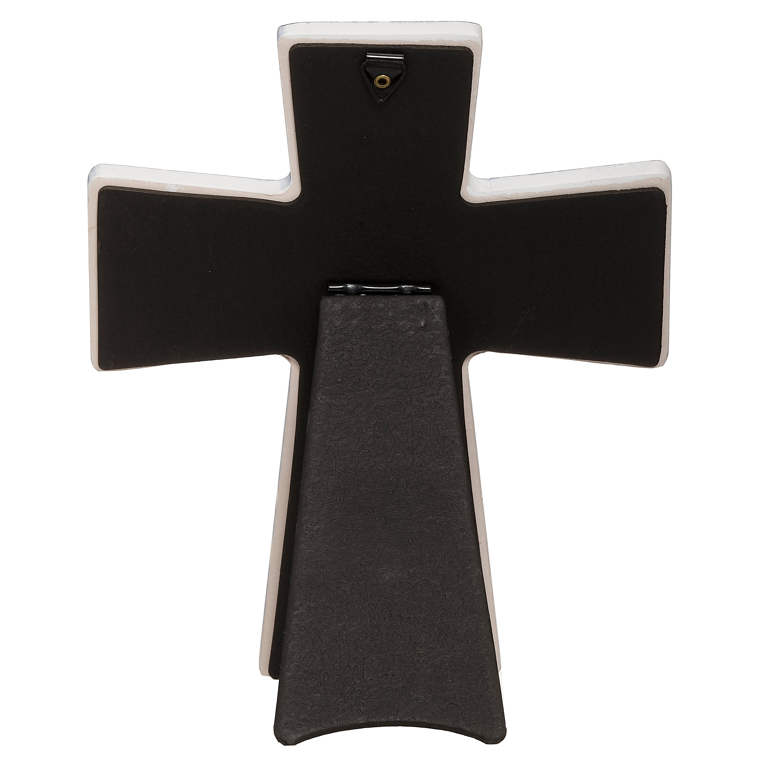 Floral Trust in the Lord Tabletop Scripture Cross