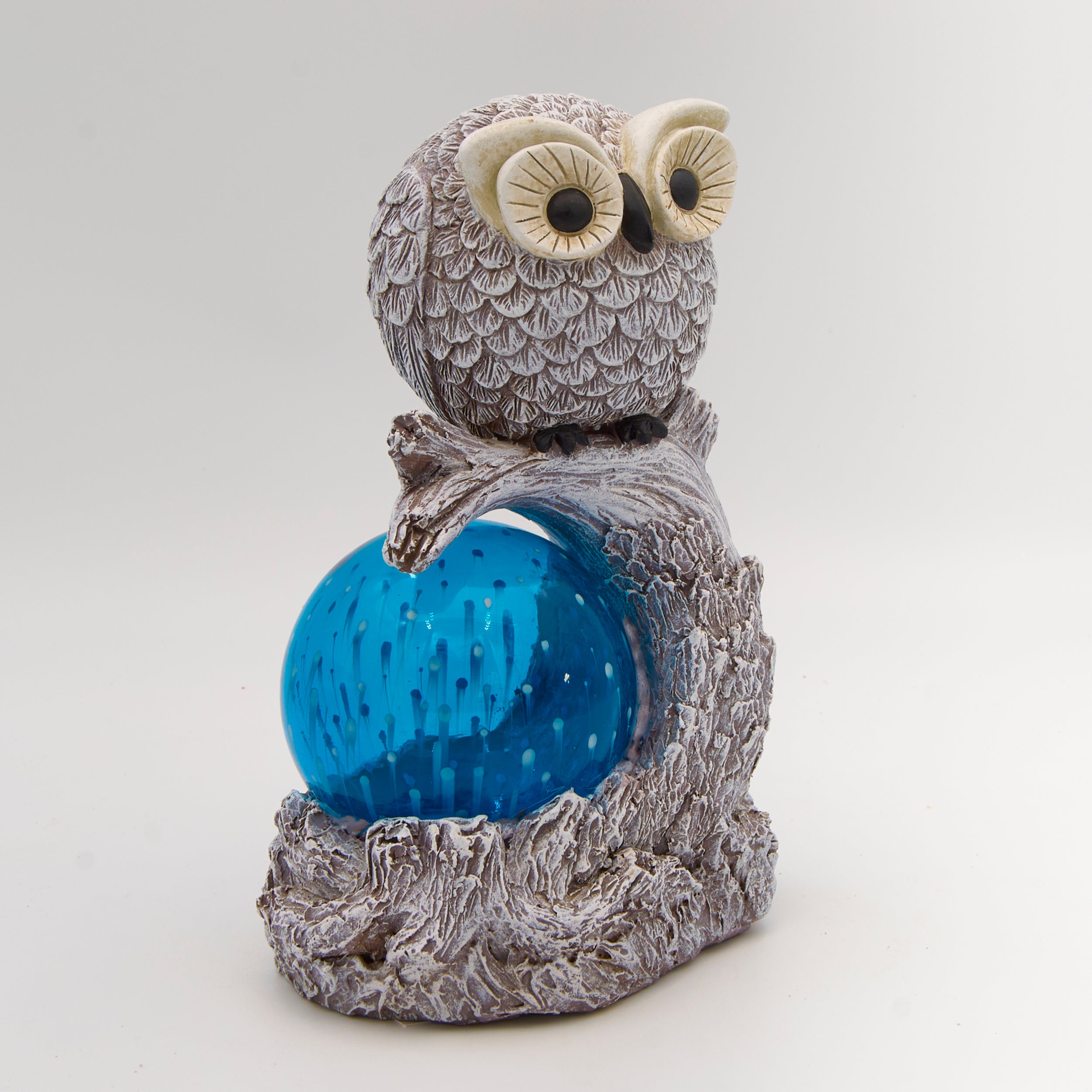 Solar-Powered Owl Garden Statue - Pudgy Pals