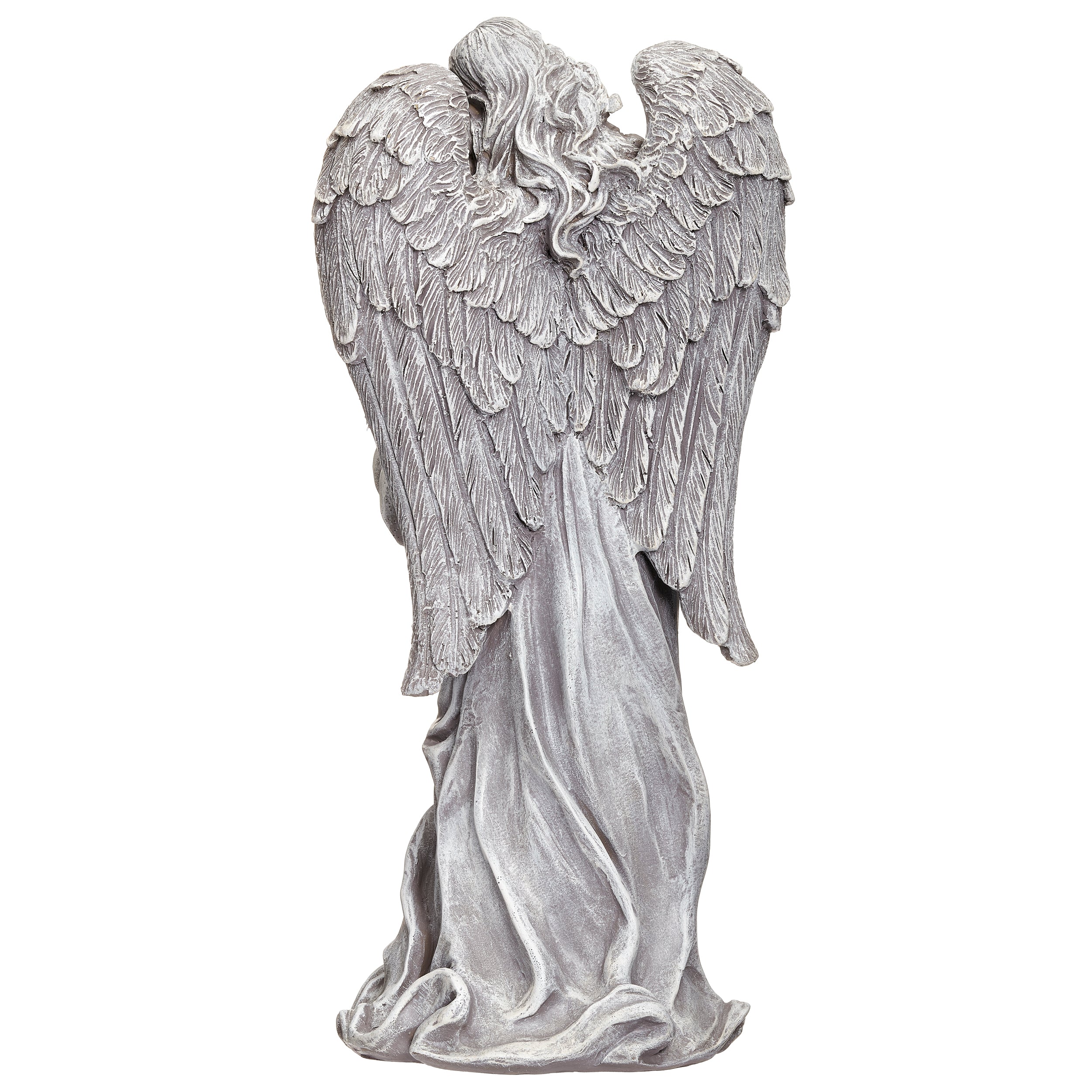 Standing Angel with Cardinal Memorial Statue